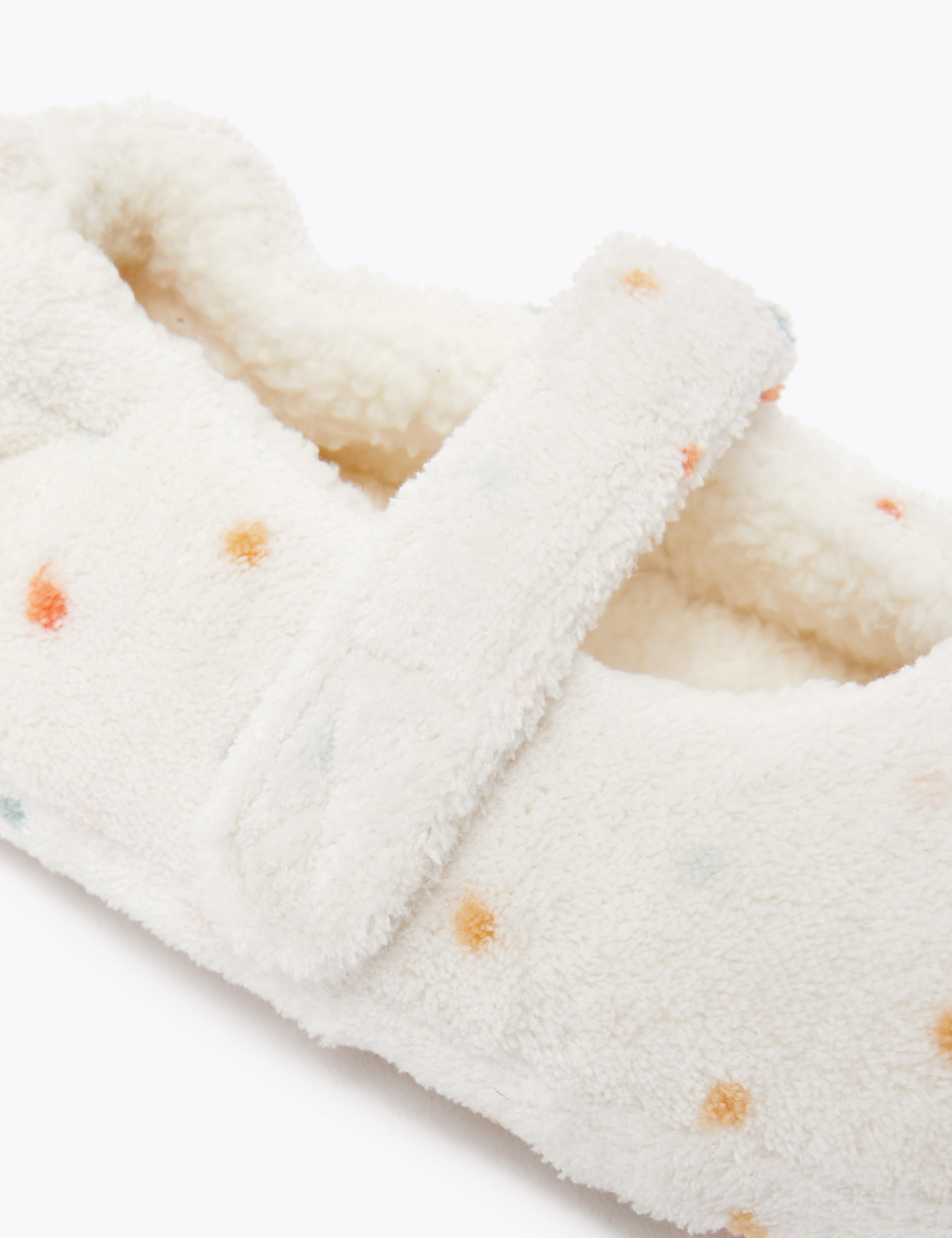 Kids’ Spotted Riptape Slippers (5 Small - 12 Small) 4 of 5
