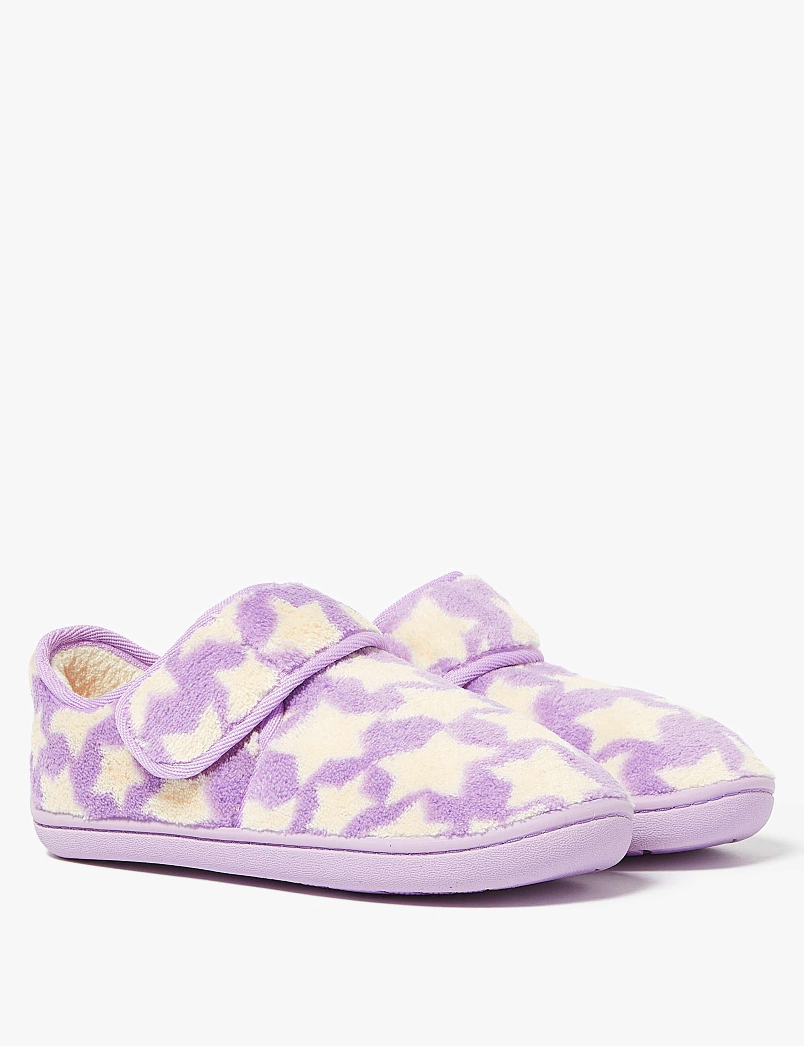 Kids' Star Riptape Slippers (5 Small - 12 Small) 1 of 5