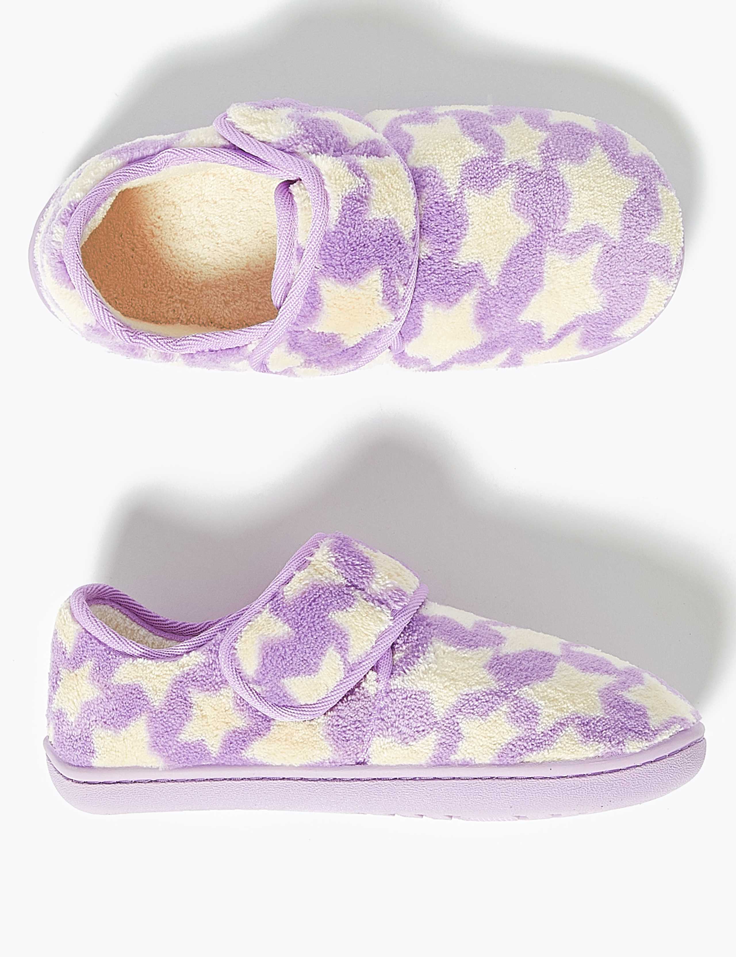 Kids' Star Riptape Slippers (5 Small - 12 Small) 2 of 5