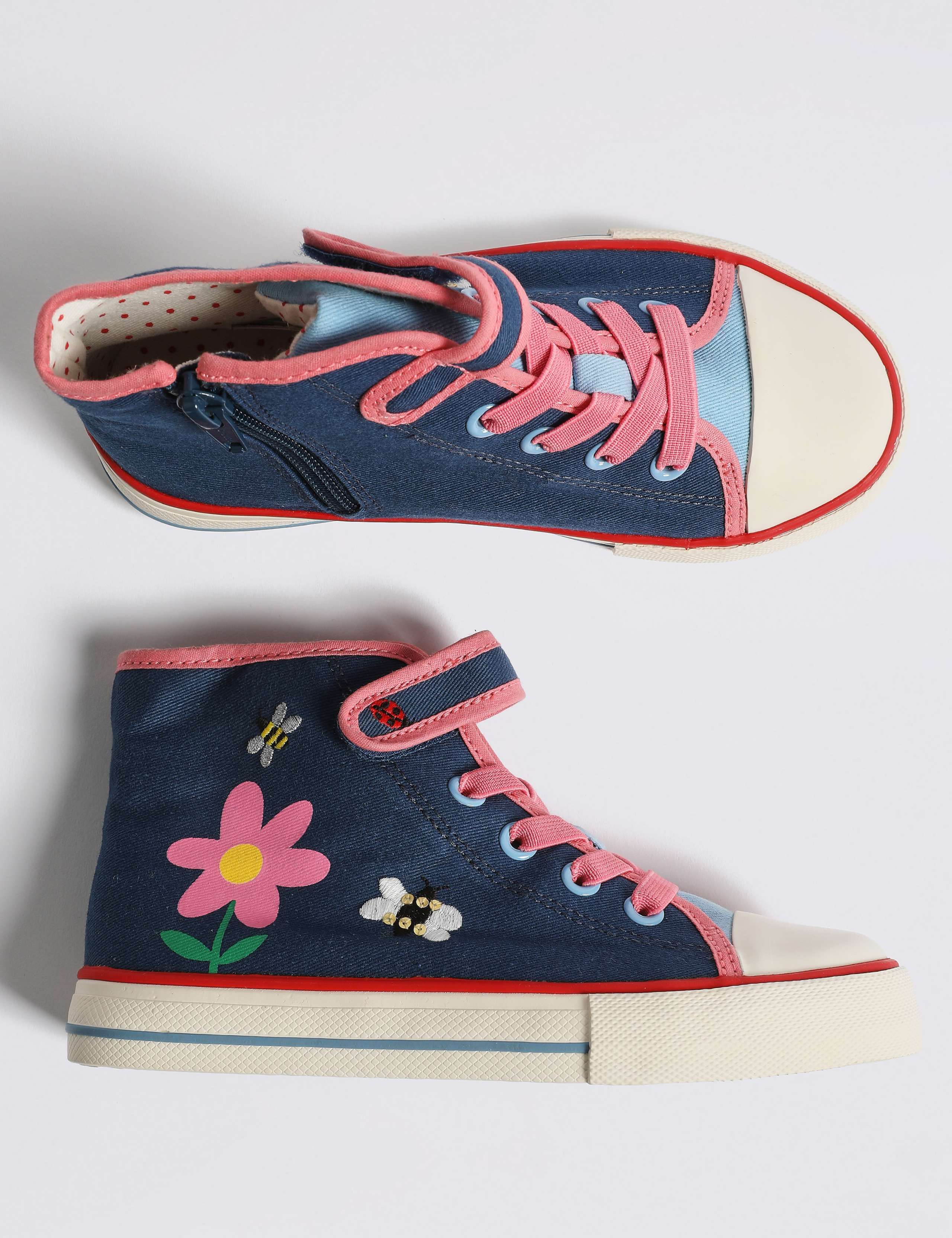 Kids’ High Top Trainers (5 Small - 12 Small) 2 of 5