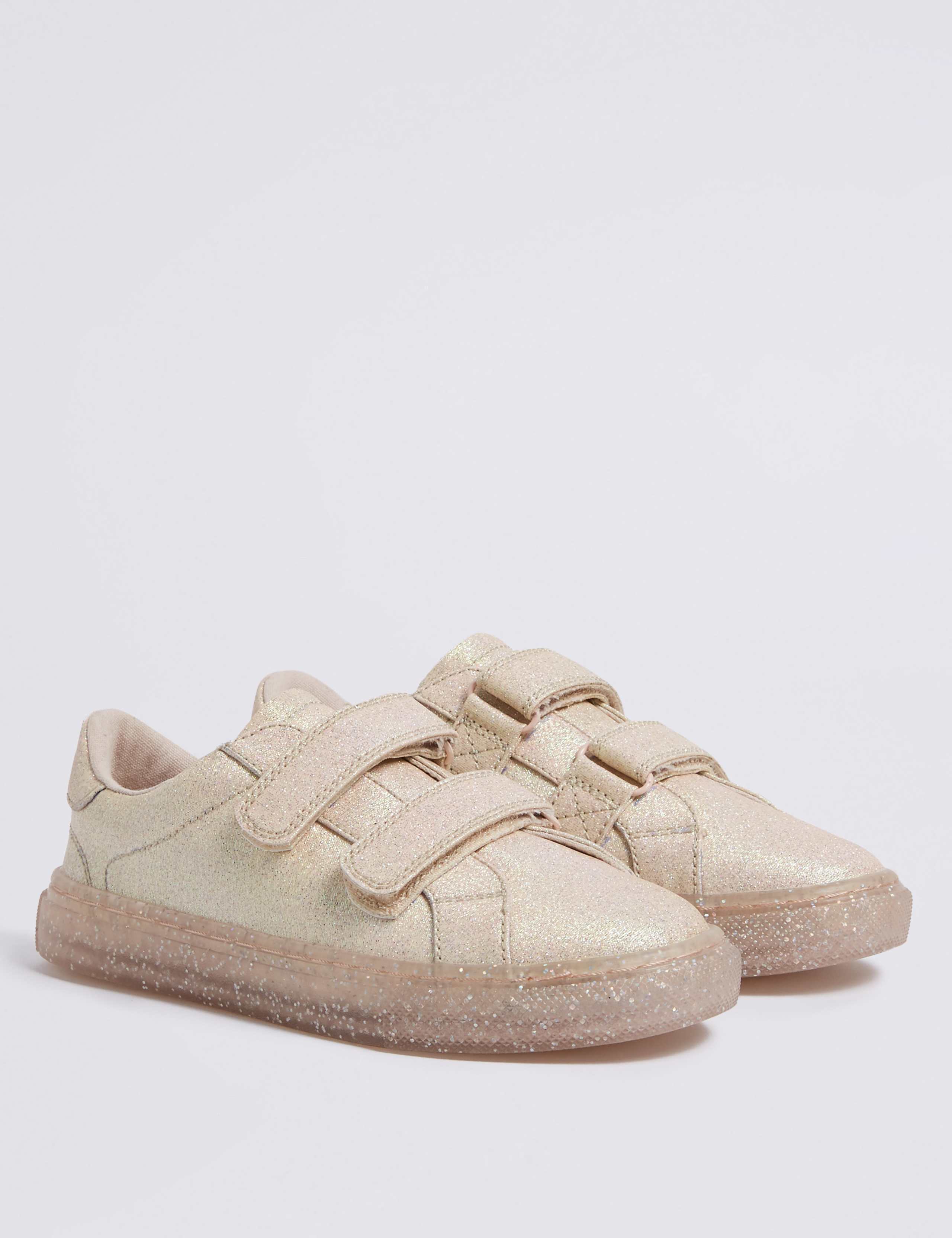 Kids’ Sole Glitter Trainers (5 Small - 12 Small) 1 of 5