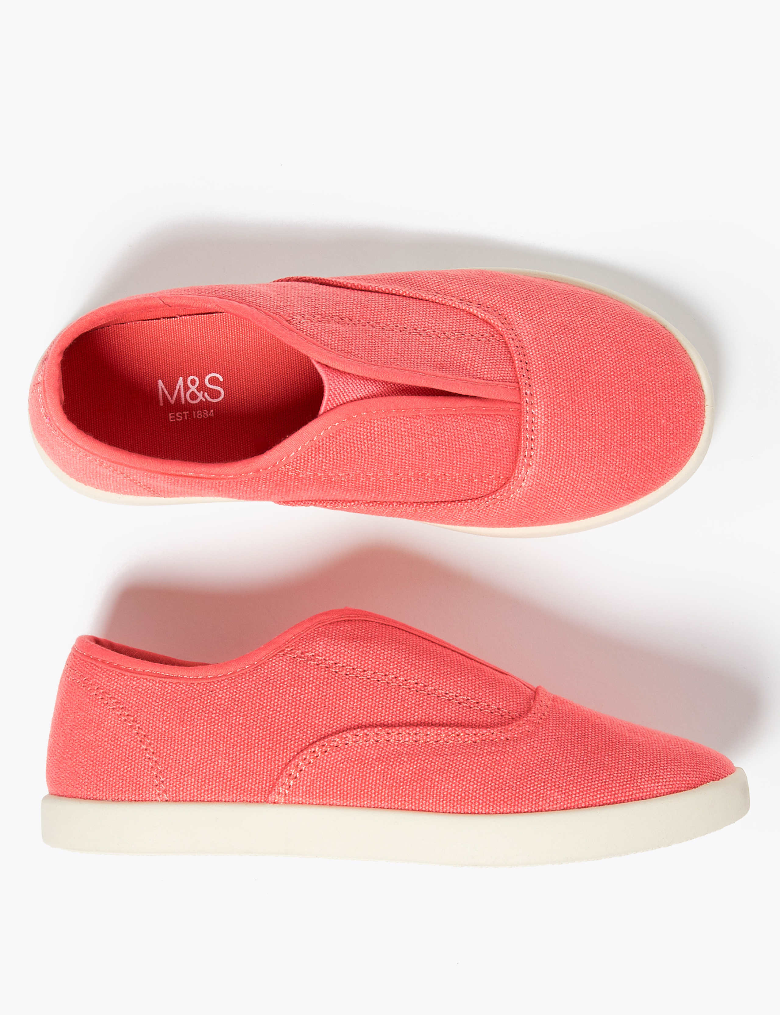 Kids' Slip-On Plimsolls (5 Small - 12 Small) 2 of 5