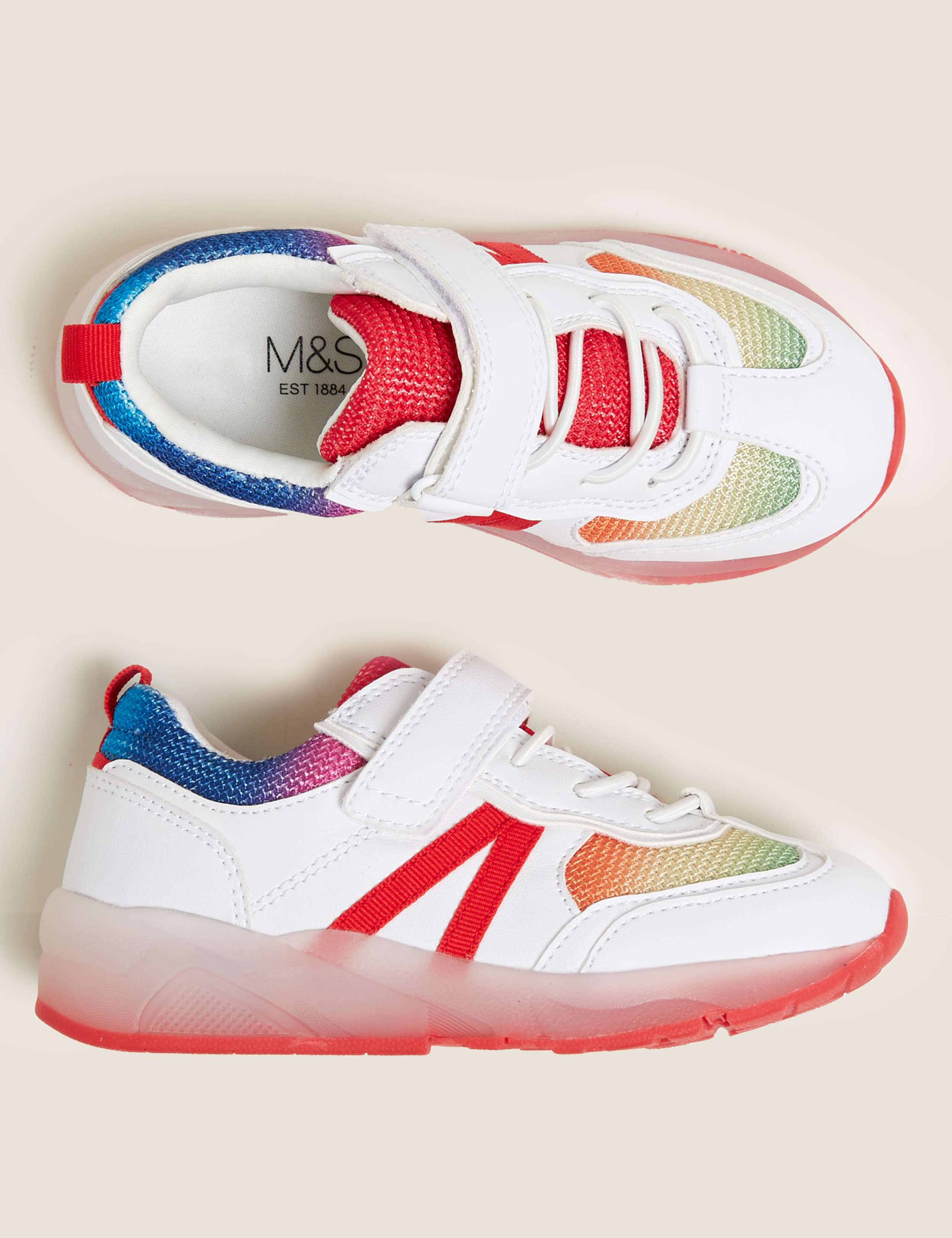 Kids' Freshfeet™ Light-up Trainers (5 Small - 12 Small) 2 of 6