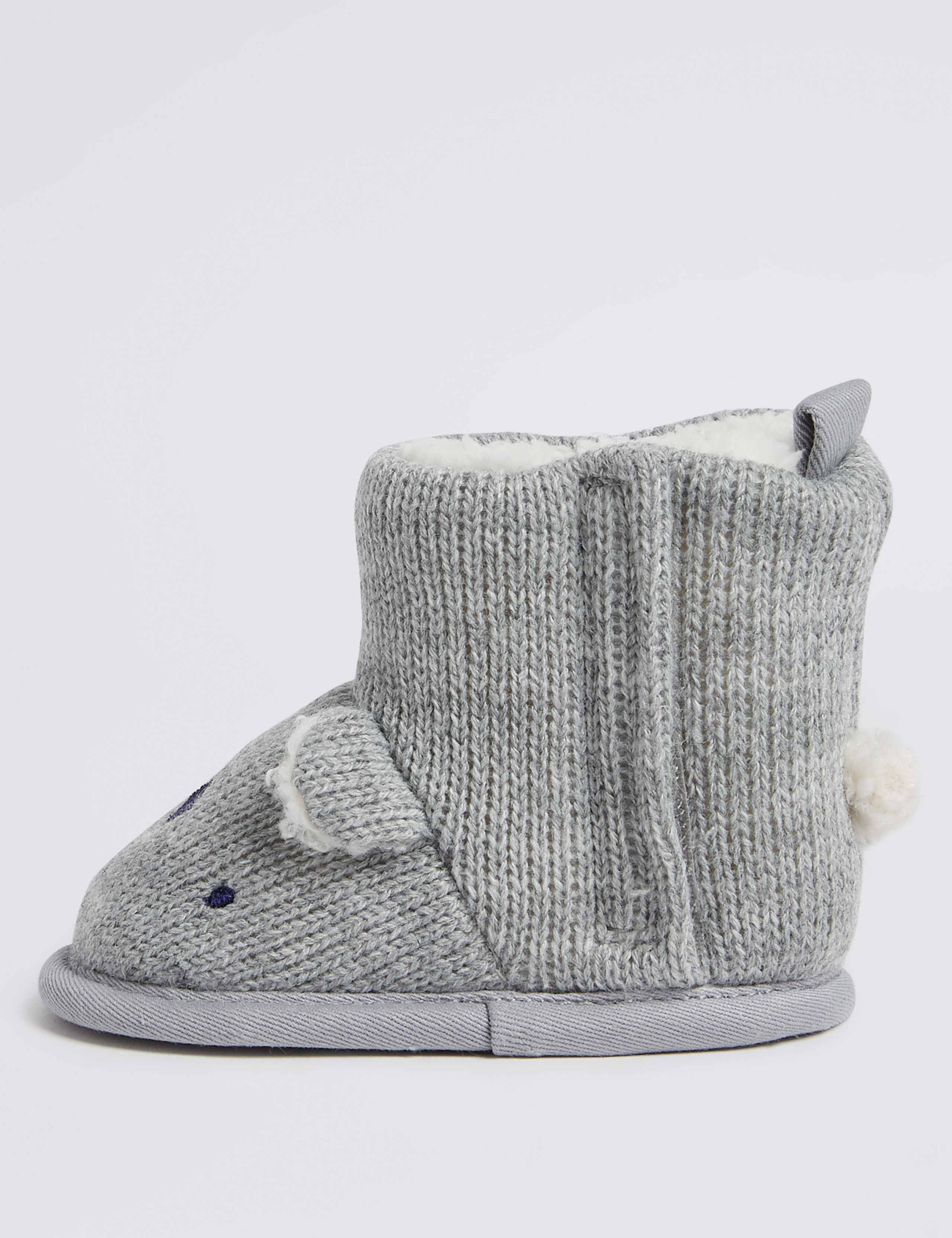 Baby Bear Knitted Pram Boots 3 of 4