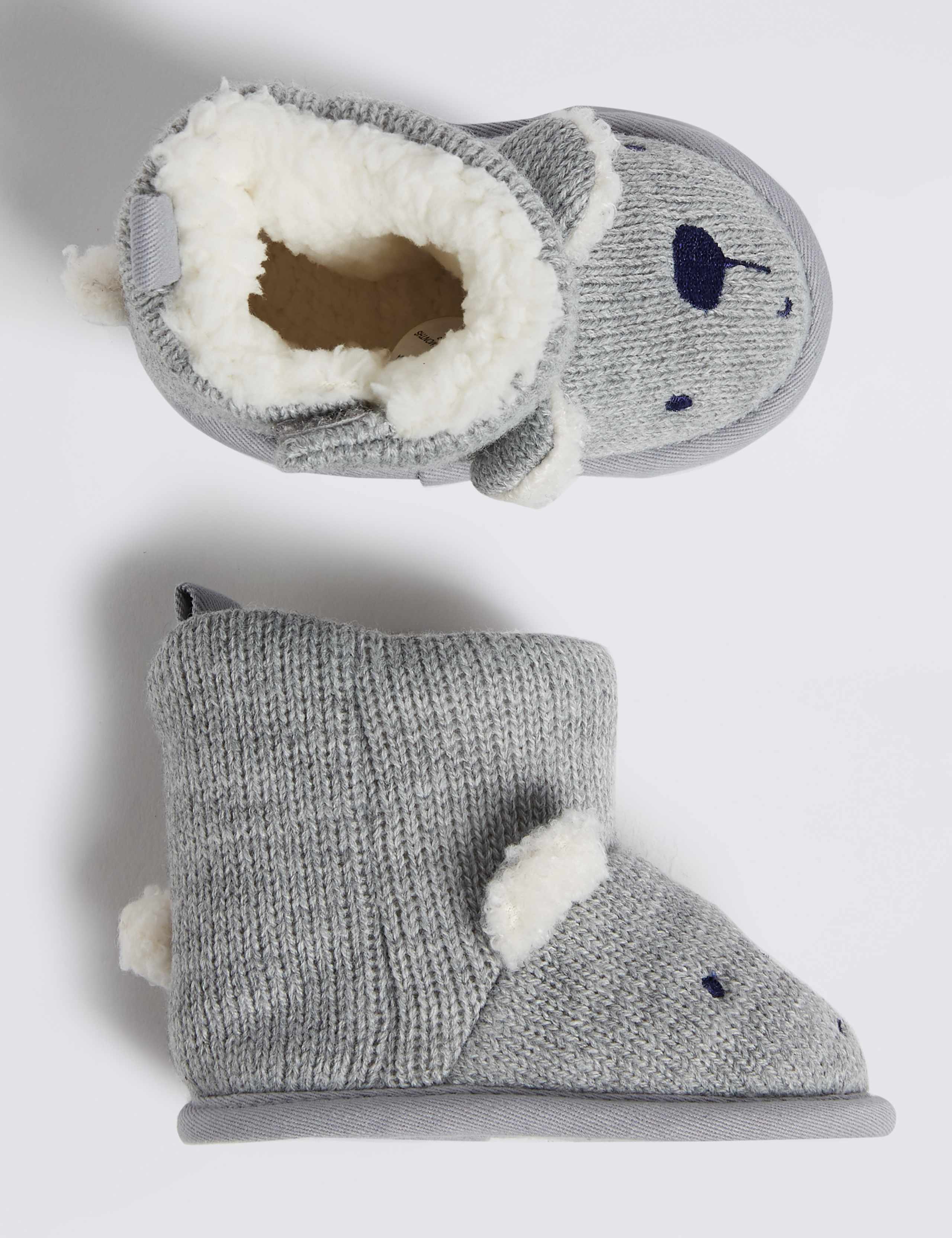 Baby Bear Knitted Pram Boots 2 of 4