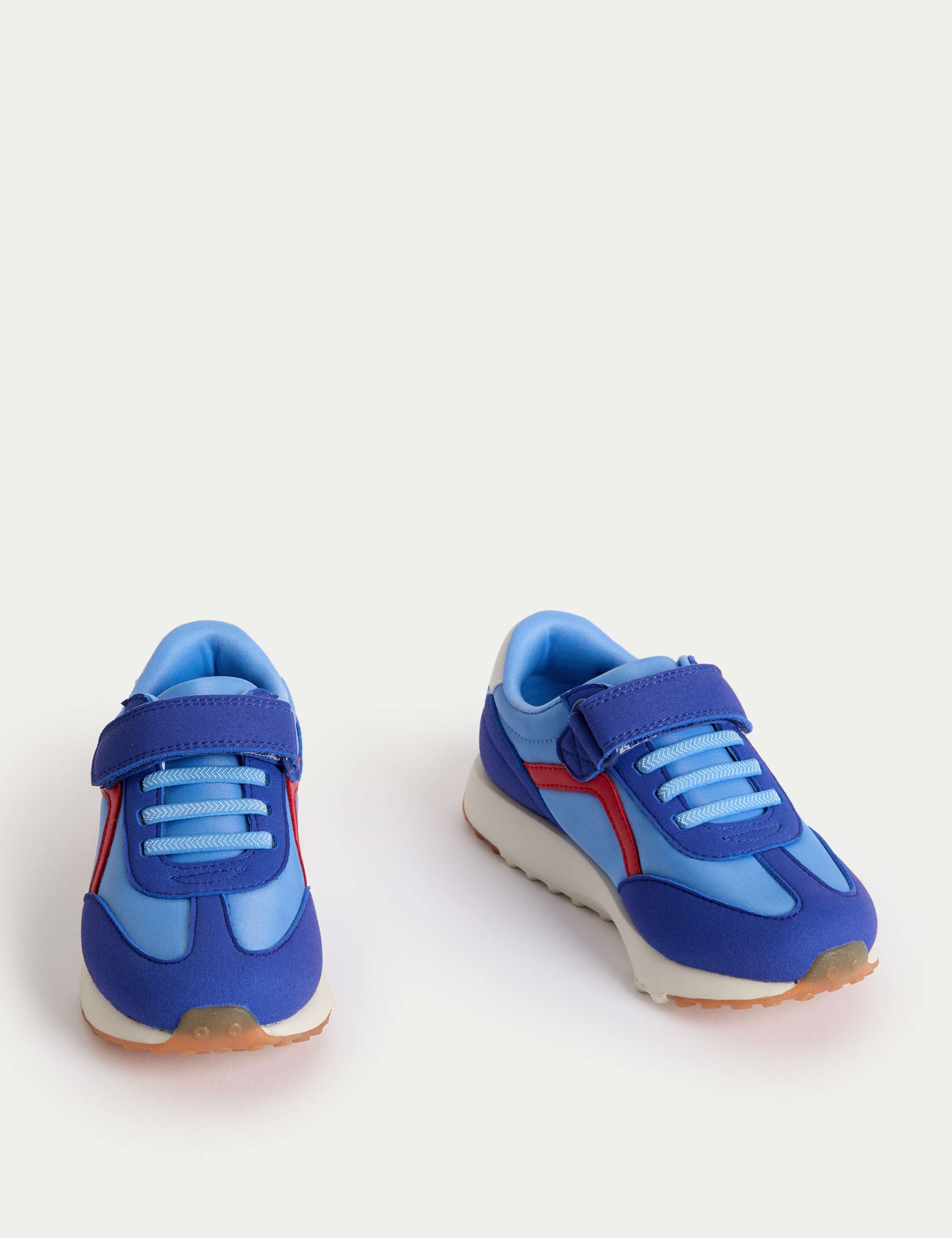 Kids' Colour Block Riptape Trainers (4 Small - 2 Large) 2 of 4