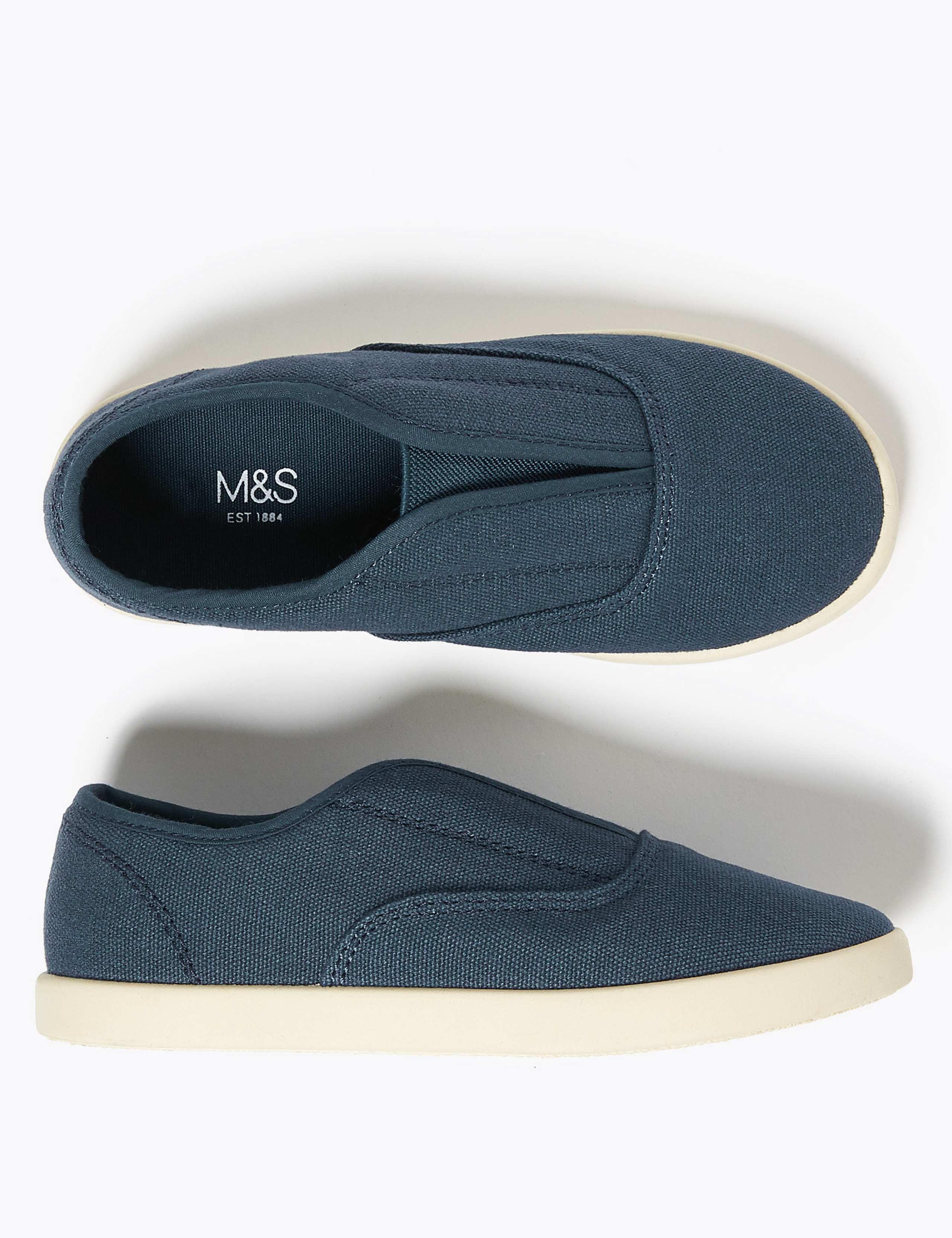 Kids' Slip-On Plimsolls (5 Small - 12 Small) 2 of 5