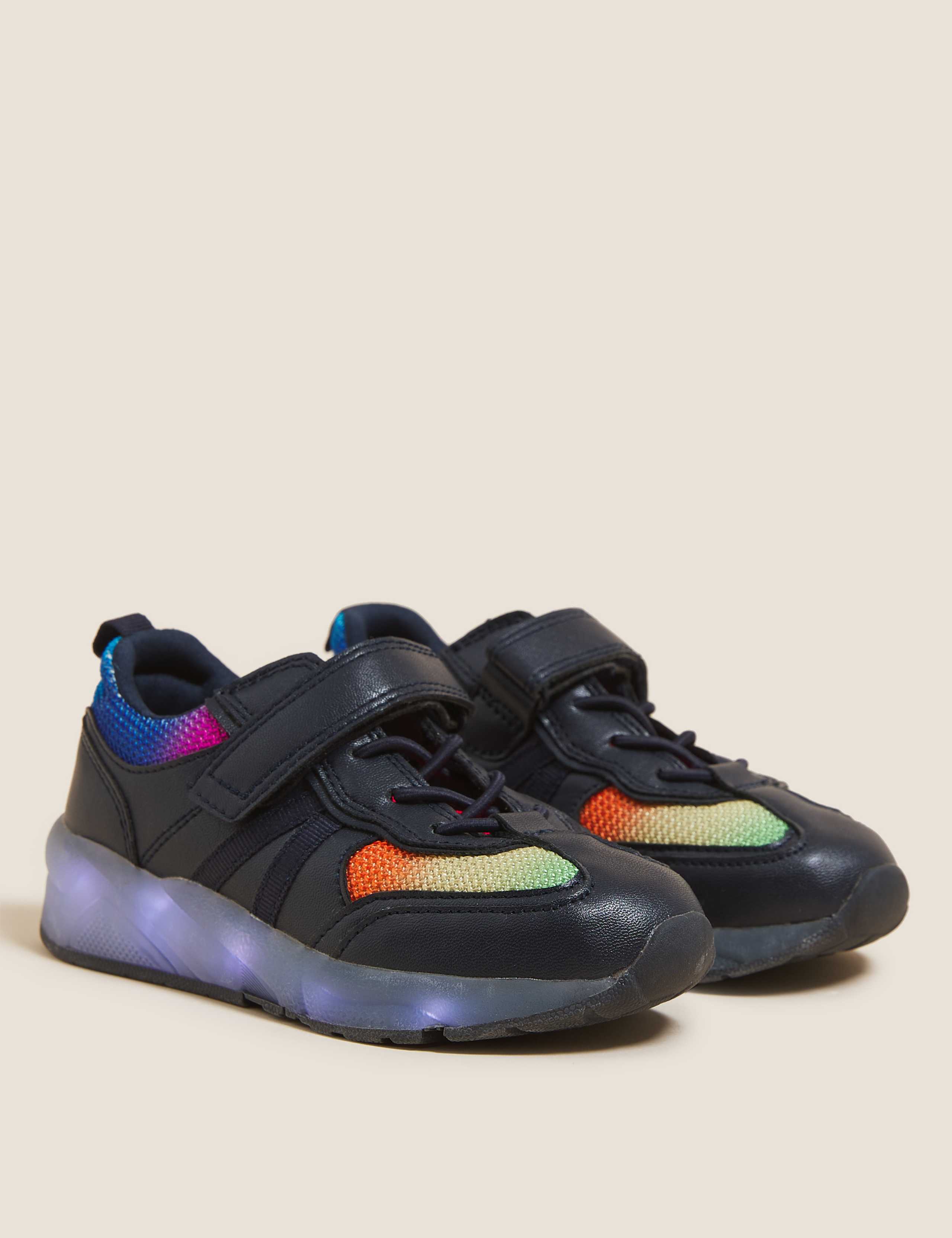 Kids' Freshfeet™ Light-up Trainers (5 Small - 12 Small) 1 of 6