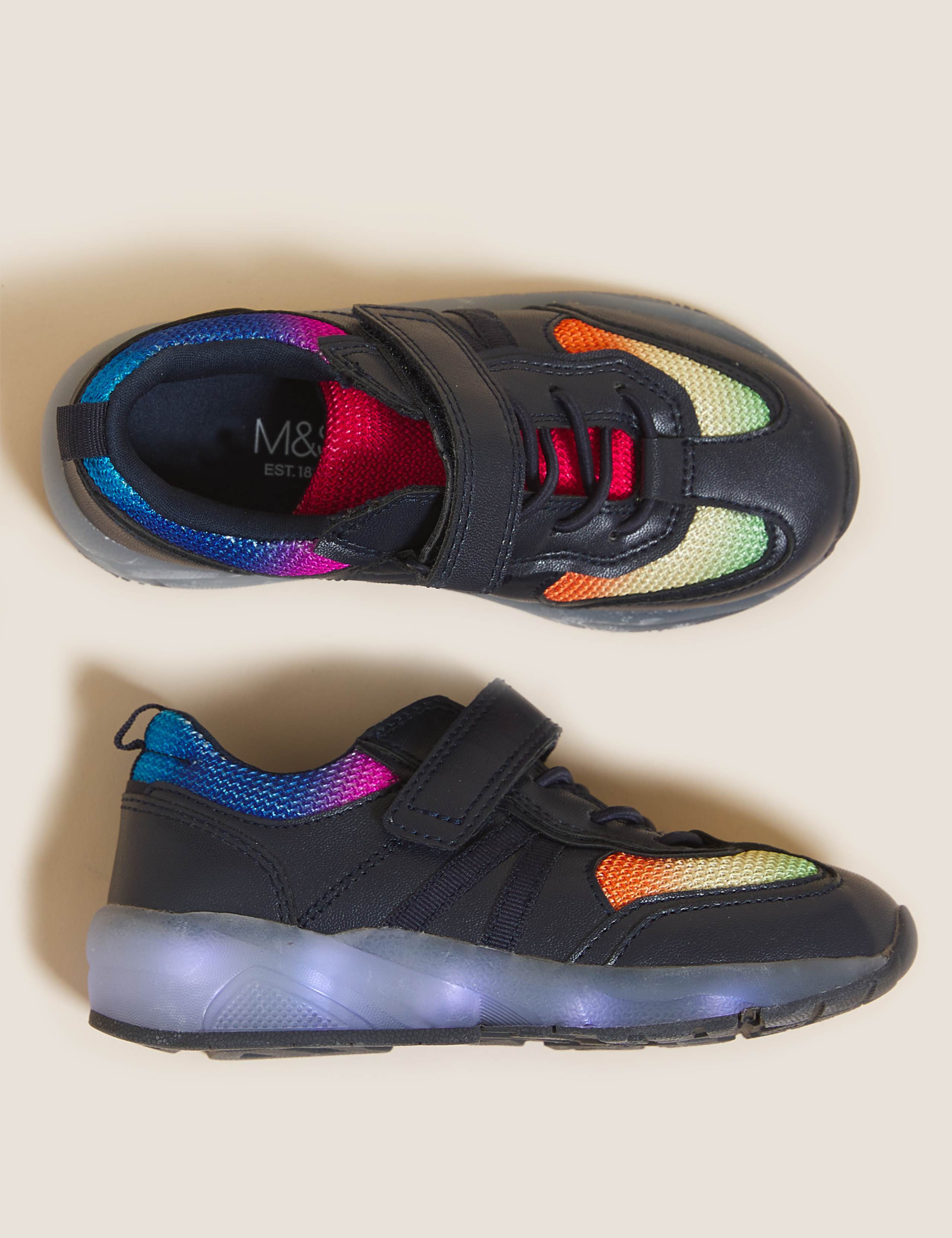 Kids' Freshfeet™ Light-up Trainers (5 Small - 12 Small) 3 of 6