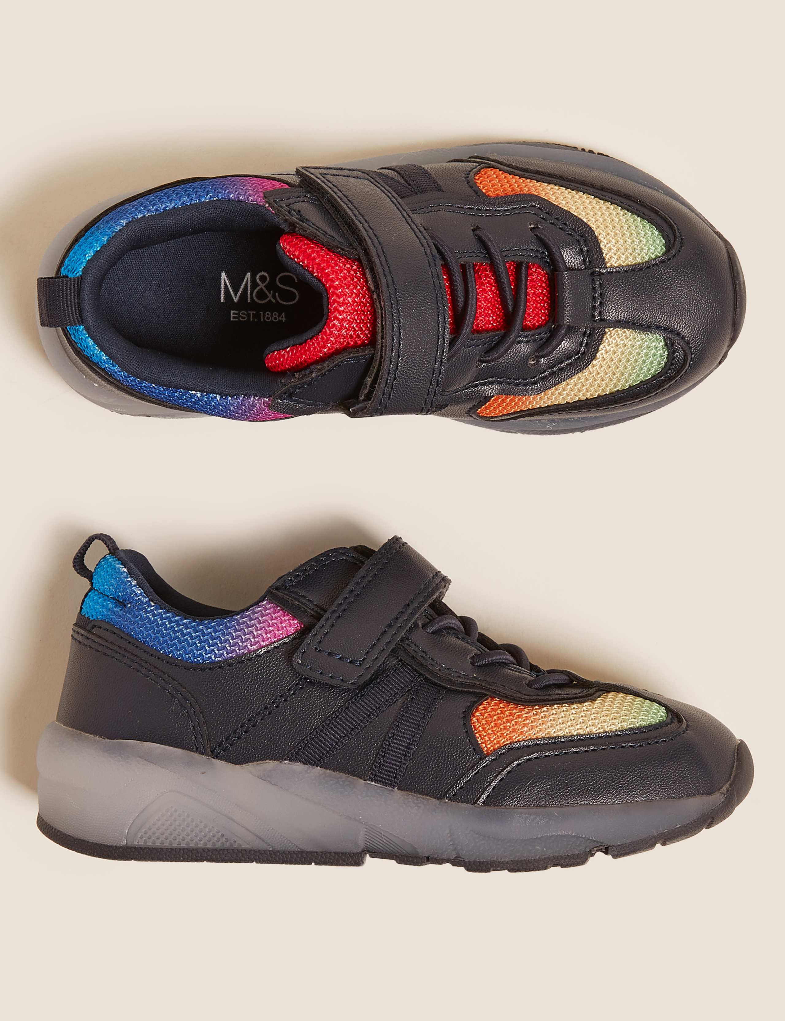 Kids' Freshfeet™ Light-up Trainers (5 Small - 12 Small) 2 of 6