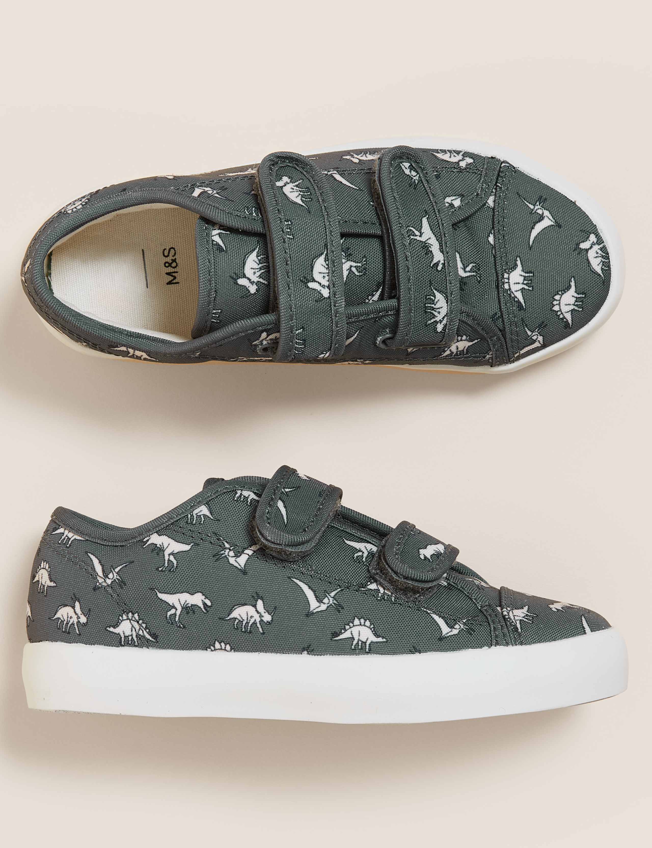 Kids' Dinosaur Riptape Trainers (5 Small - 12 Small) 2 of 5