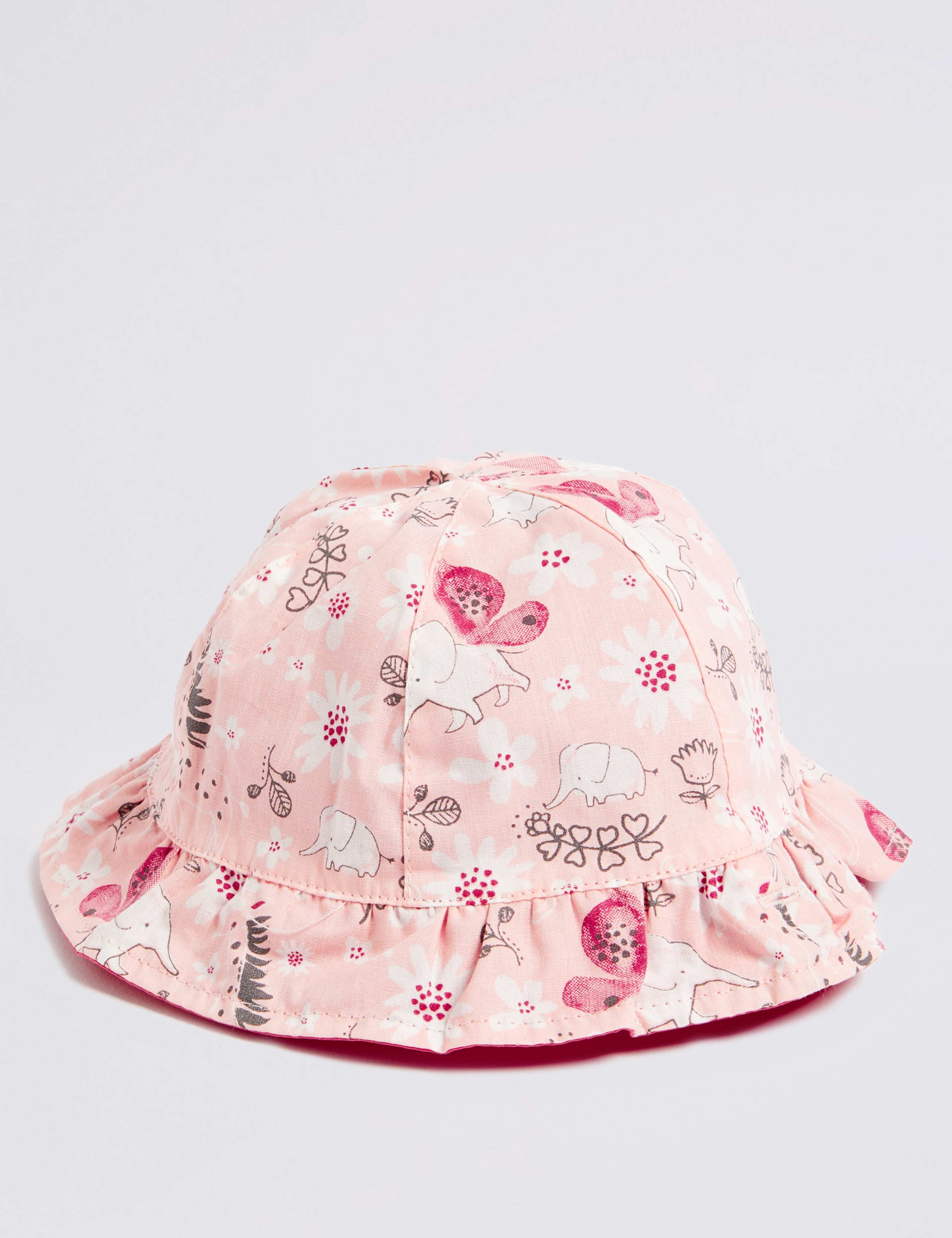 Baby 2 Pack Reversible Bucket Hats 2 of 5