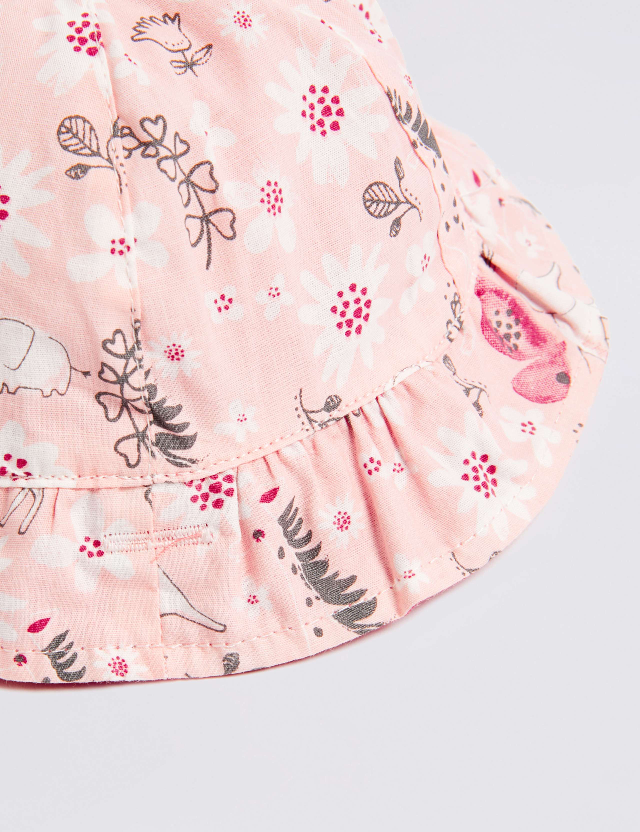 Baby 2 Pack Reversible Bucket Hats 4 of 5