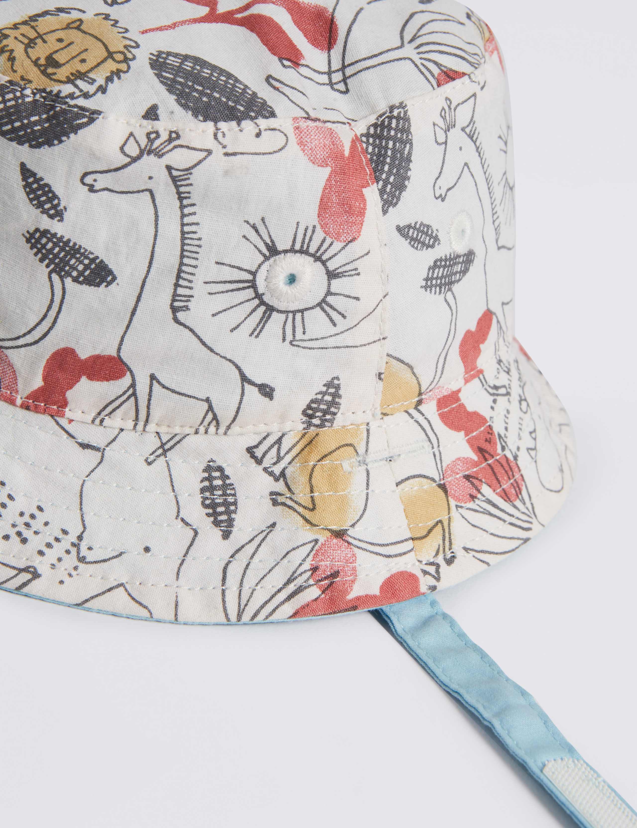 Baby 2 Pack Reversible Bucket Hats 5 of 5