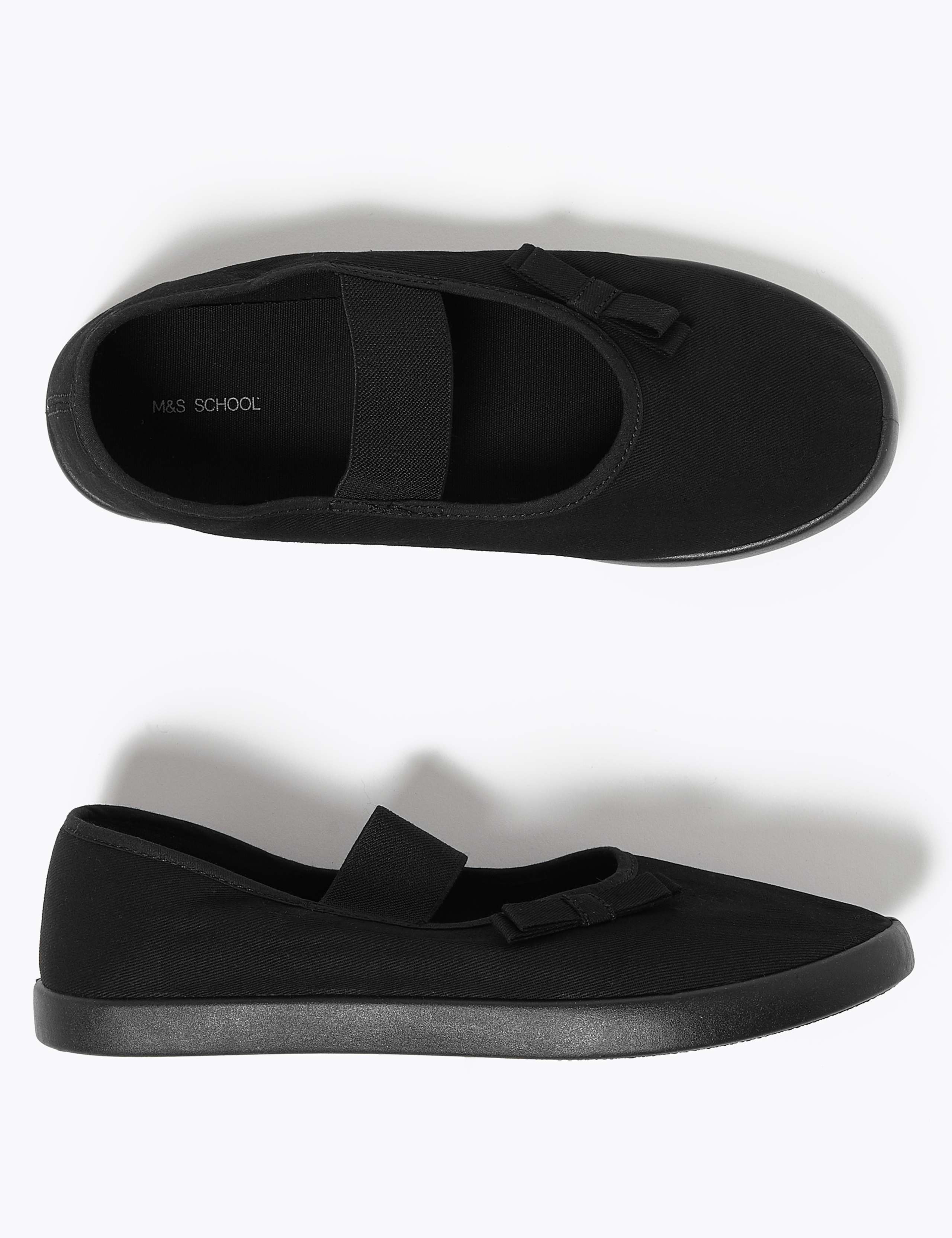 Kids' Slip-On Mary Jane Plimsolls (7 Small - 4 Large) 2 of 5