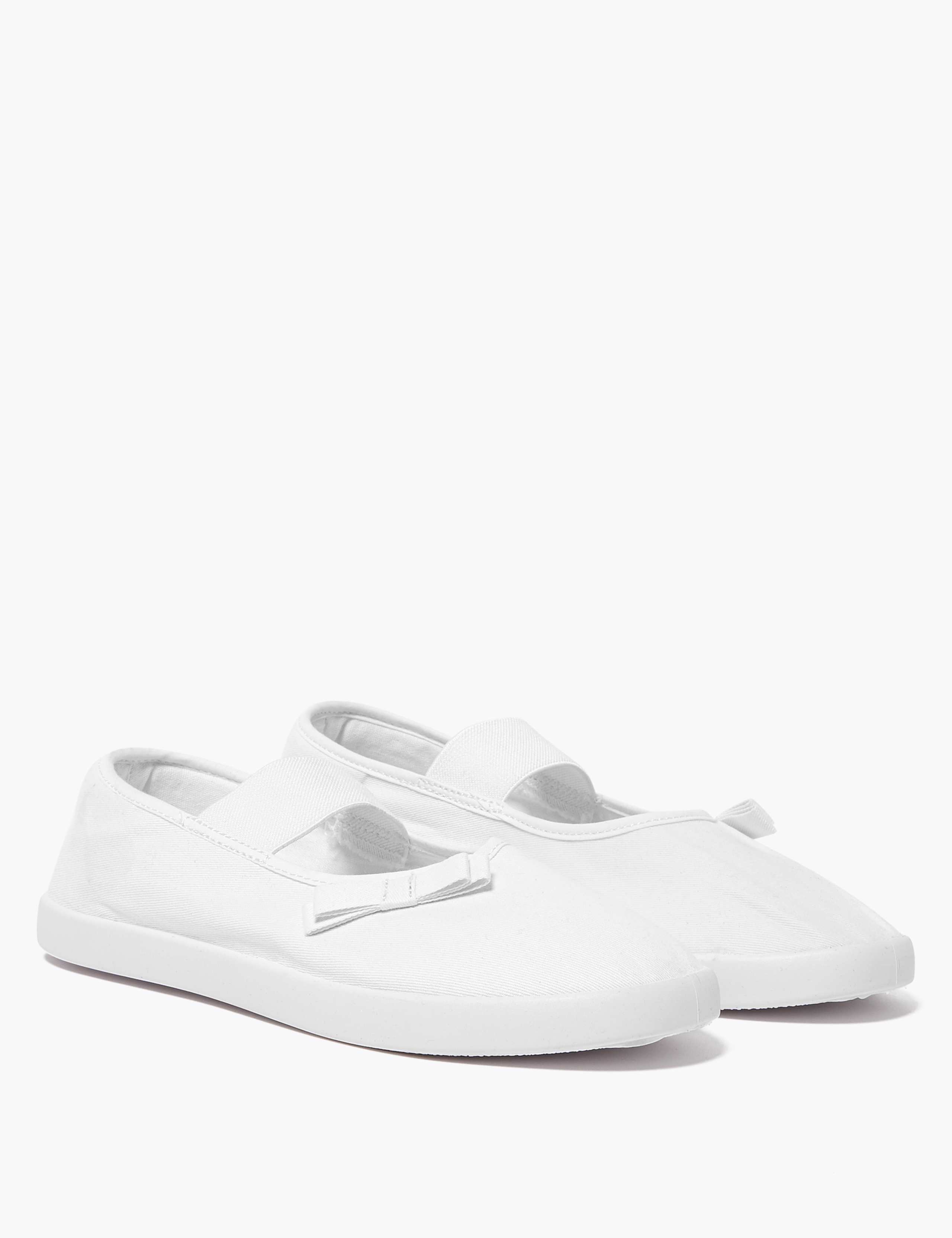 Kids' Slip-On Mary Jane Plimsolls (7 Small - 4 Large) 1 of 5
