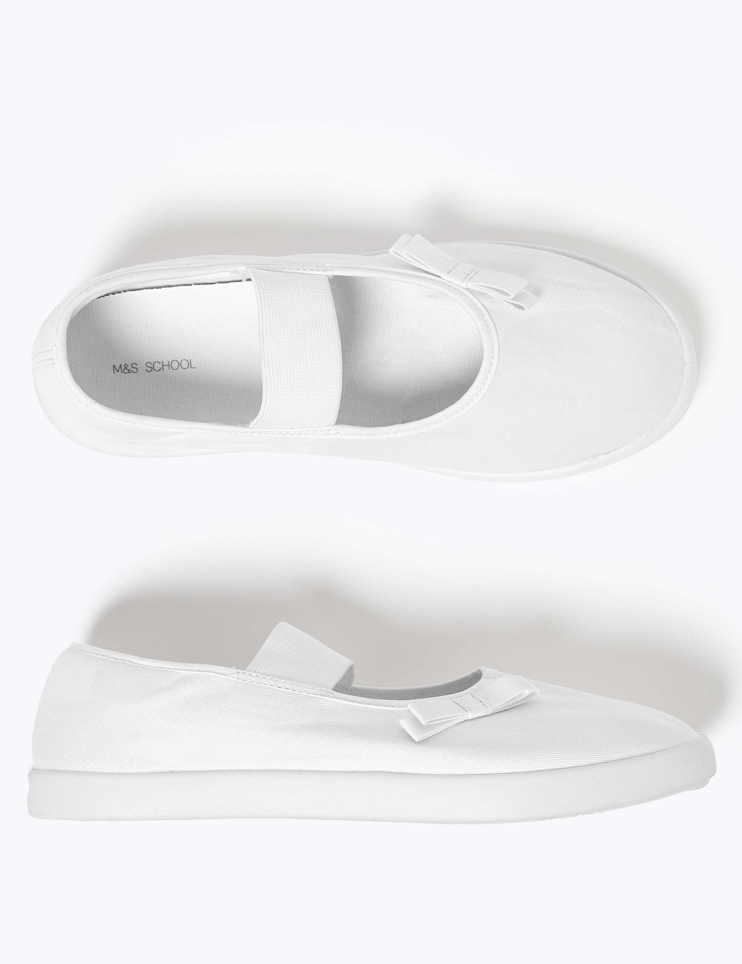 Kids' Slip-On Mary Jane Plimsolls (7 Small - 4 Large) 2 of 5