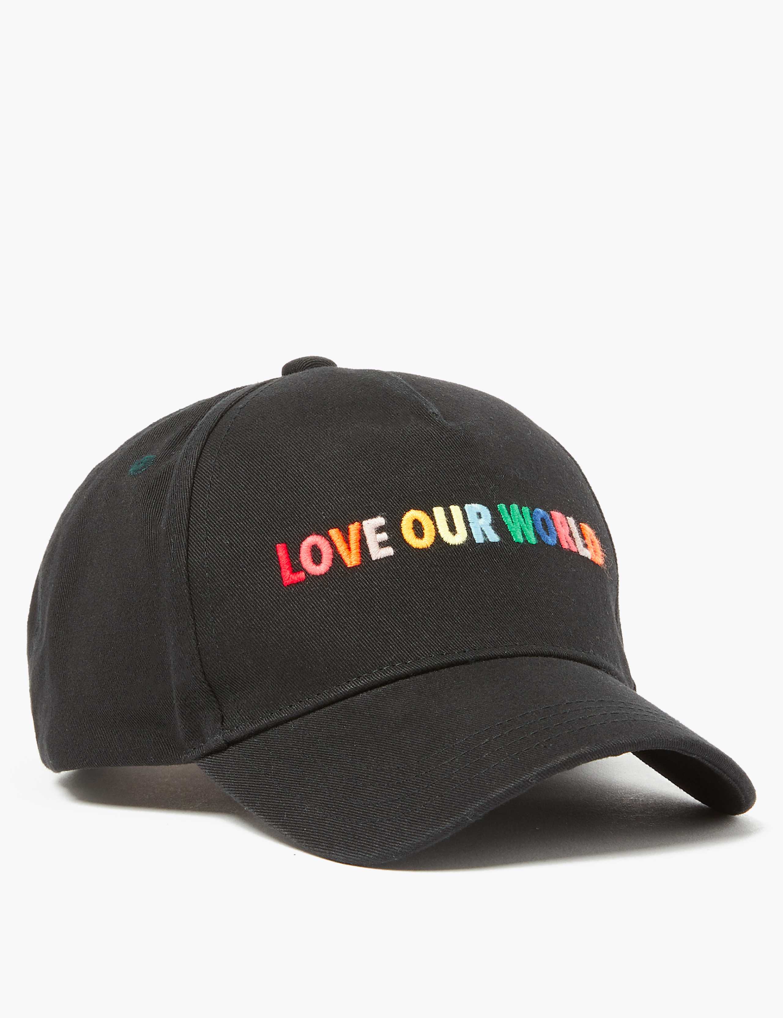 Kids’ Love Our World Slogan Baseball Cap (6-14 Yrs) 1 of 4