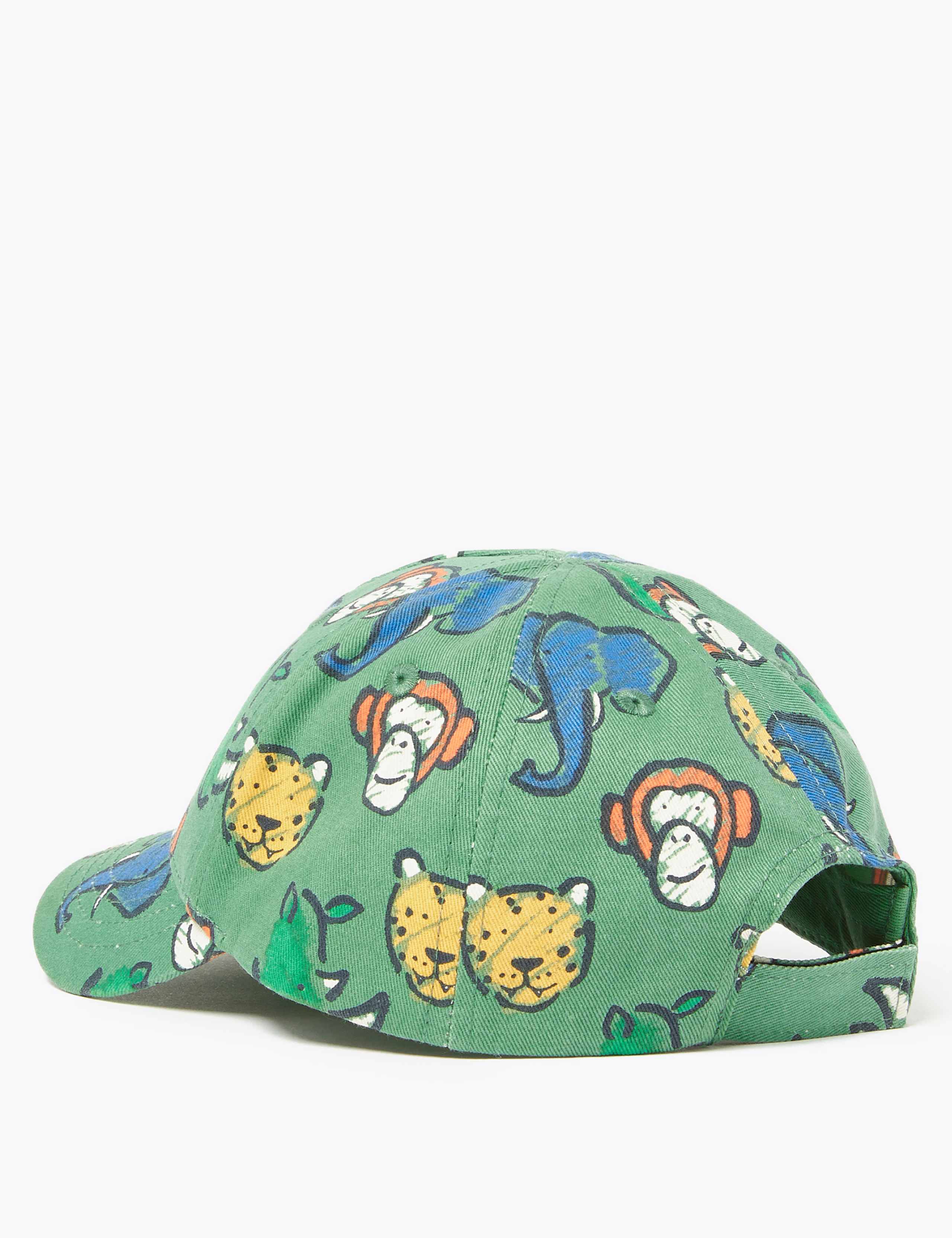 Kids' Cotton Animal Print Baseball Cap (1-6 Yrs) 2 of 4