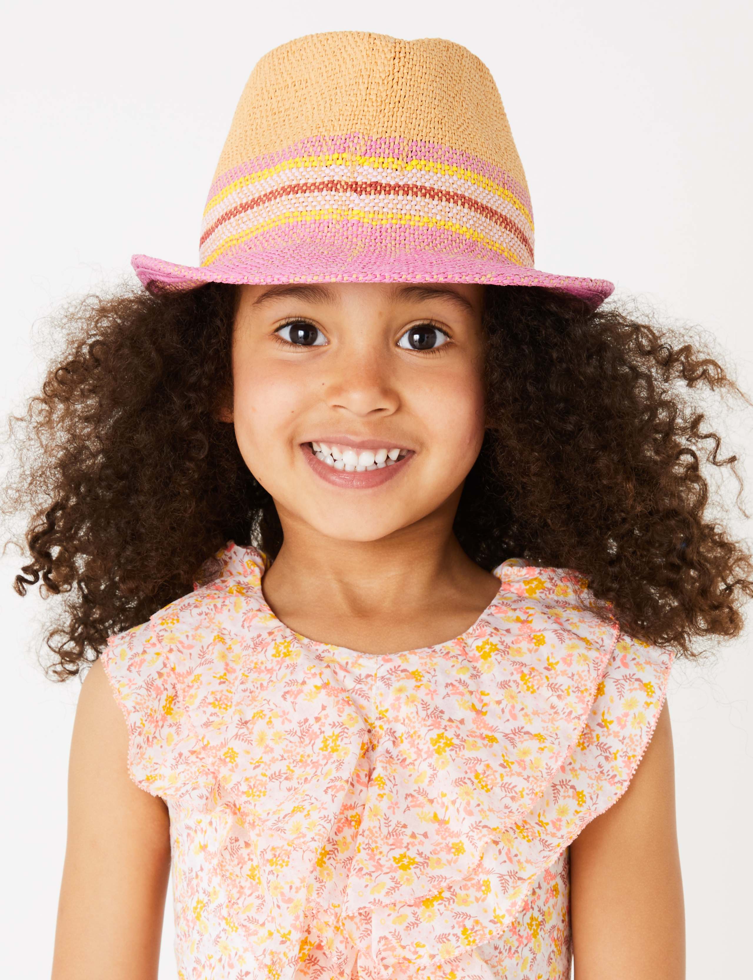 Kids' Straw Sun Hat (1-6 Yrs) 1 of 4