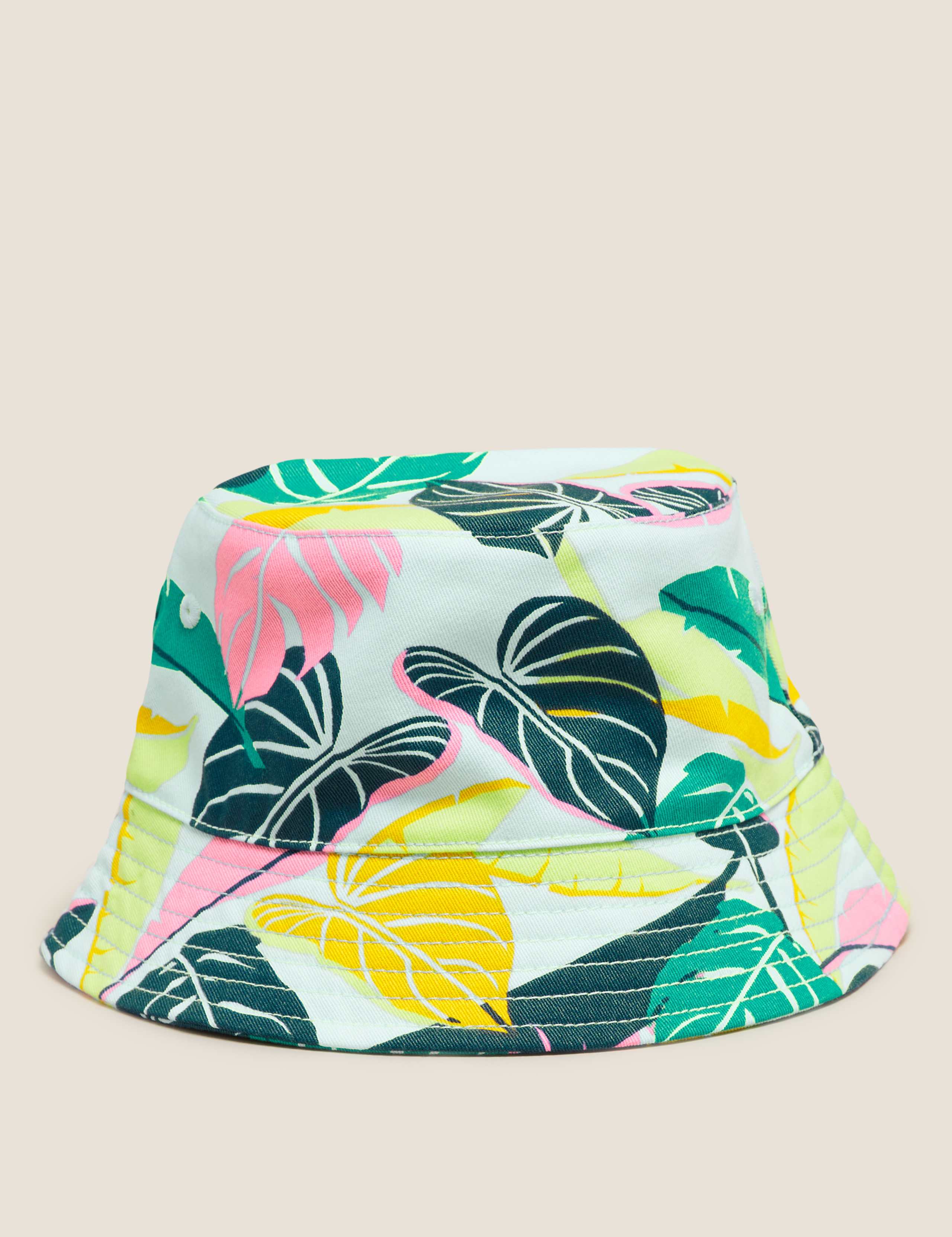 Kids' Pure Cotton Tropical Print Sun Hat (12 Mths- 13 Yrs) 1 of 1