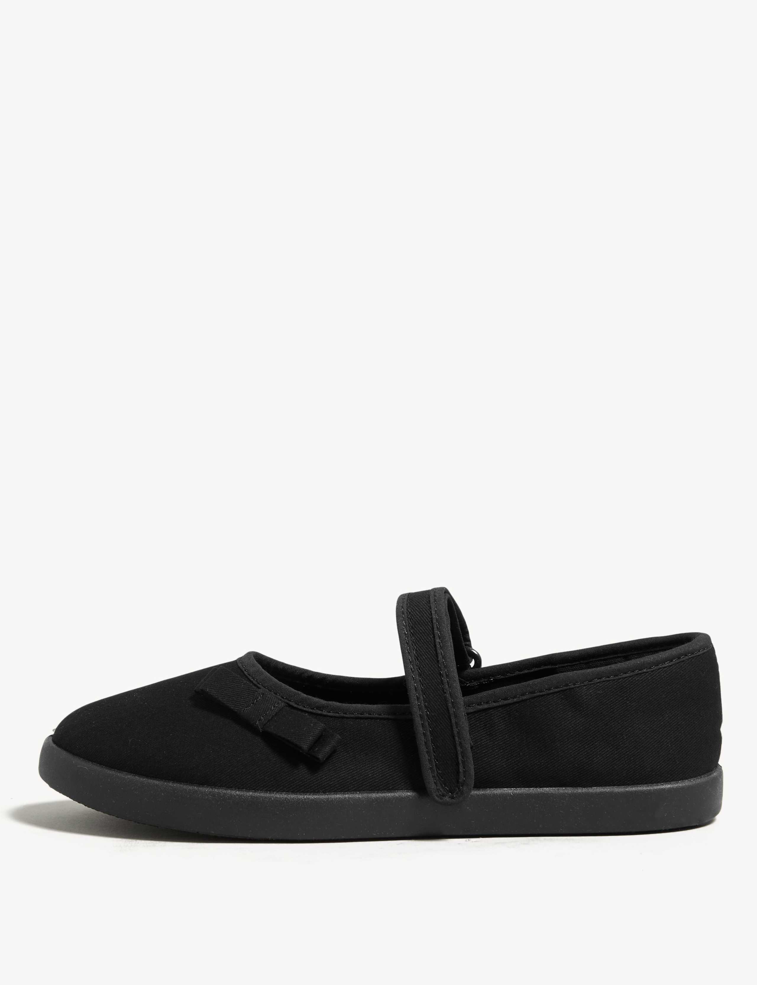 Kids' Riptape Plimsoll School Shoes (7 Small - 4 Large) 5 of 6