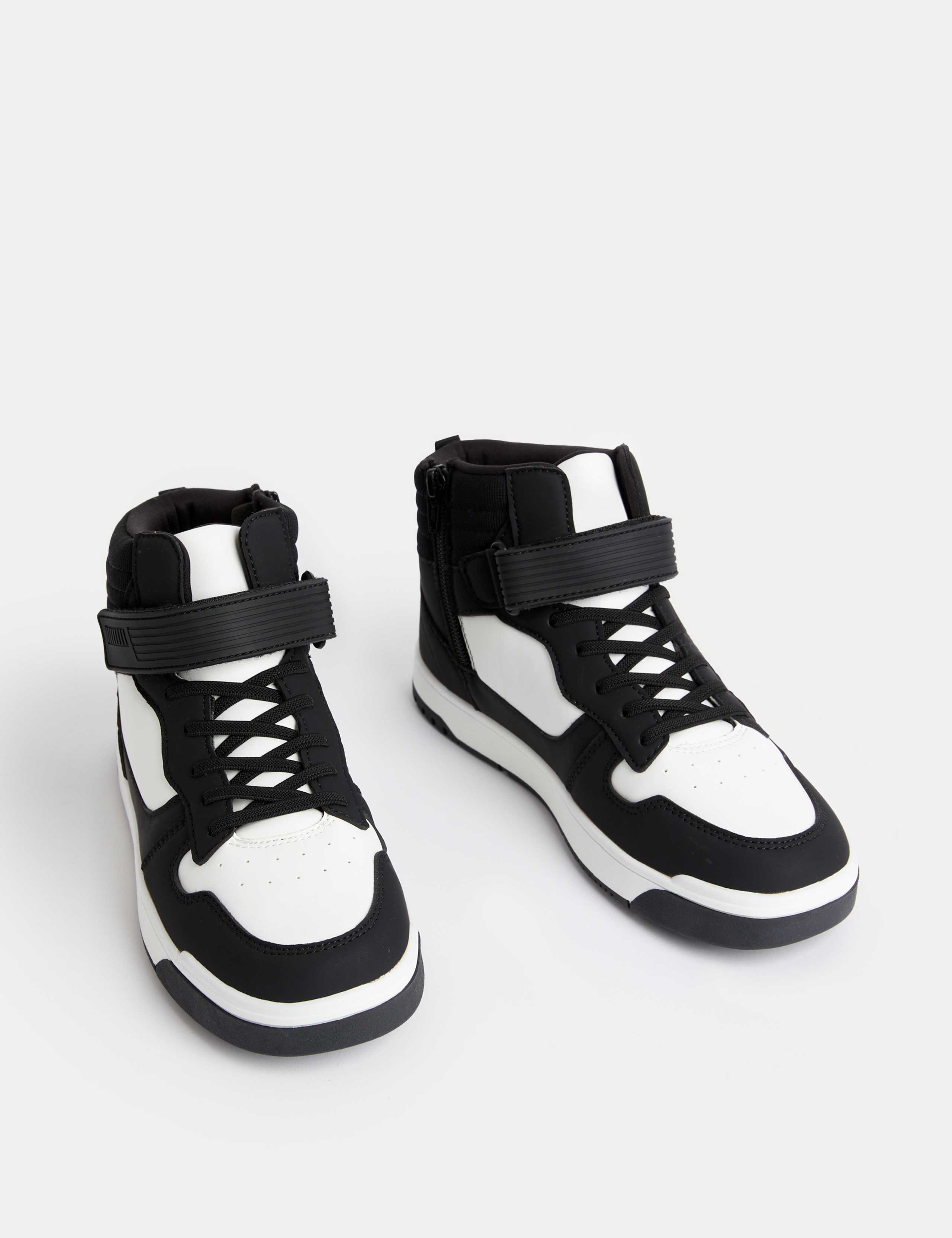 Kids' Freshfeet™ Riptape High Top Trainers (4 Small - 7 Large) 2 of 4