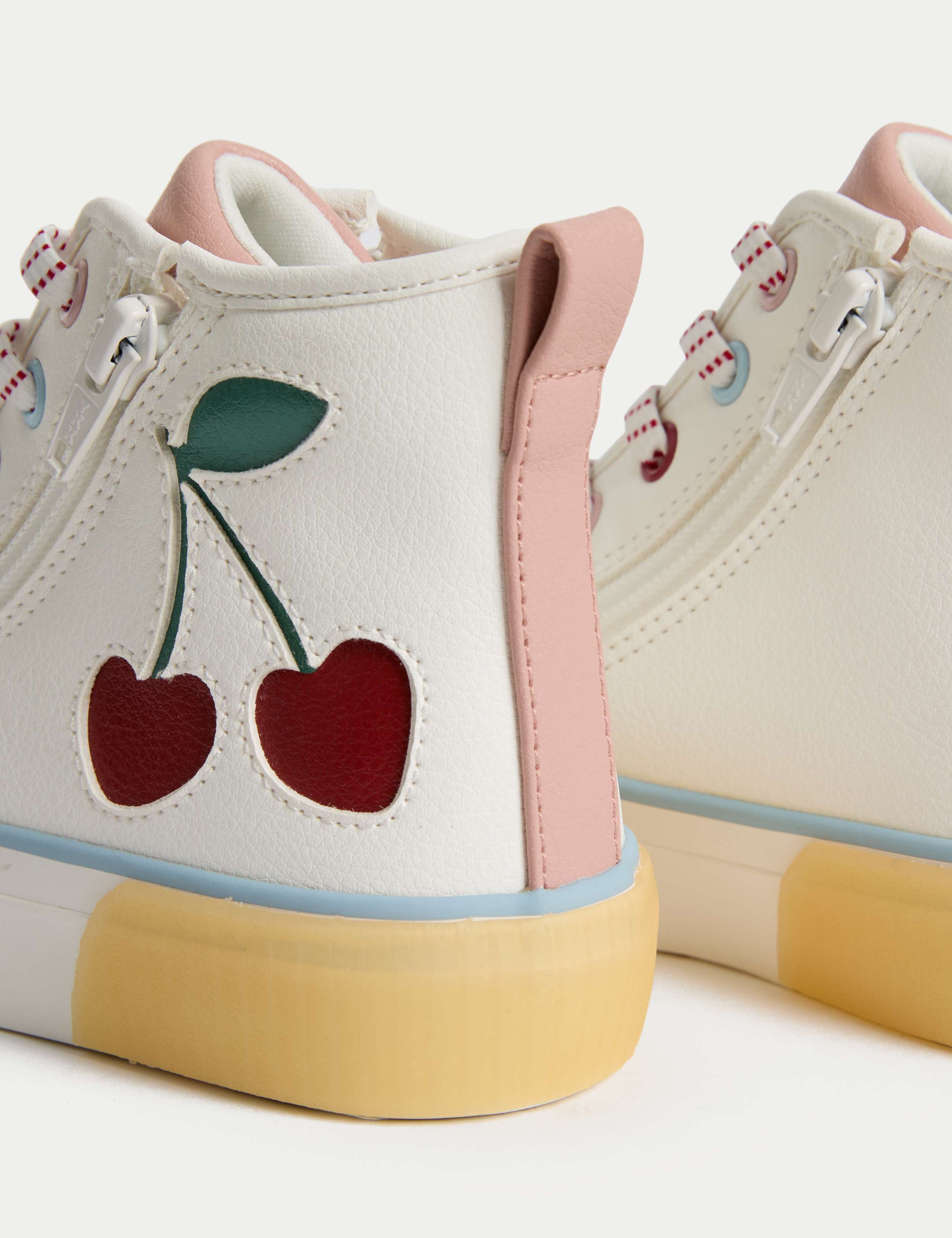 Kids' Cherry High Tops Trainers (4 Small - 2 Large) 3 of 4