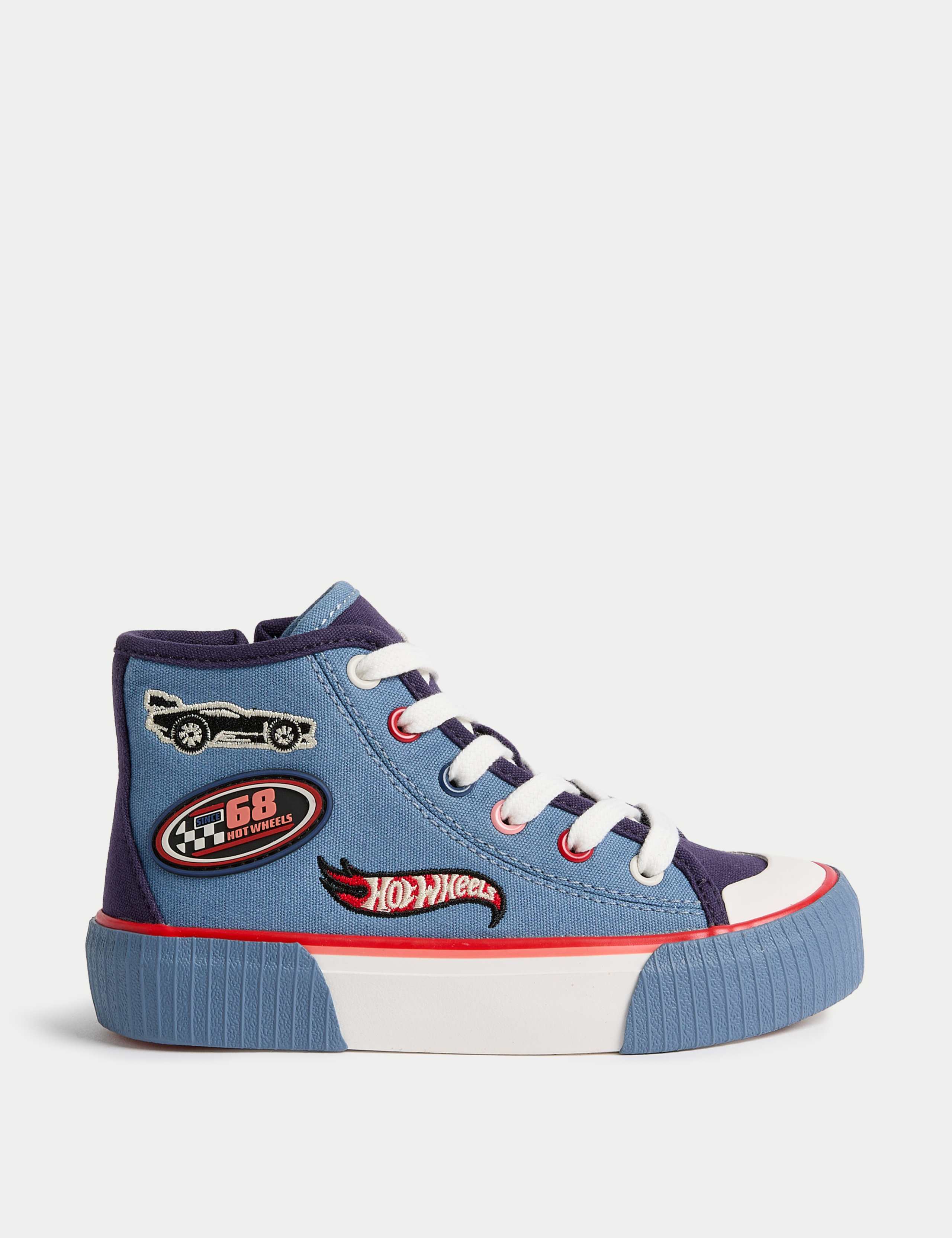 Kids' Hot Wheels™ High Top Trainers (4 Small - 2 Large) 3 of 4