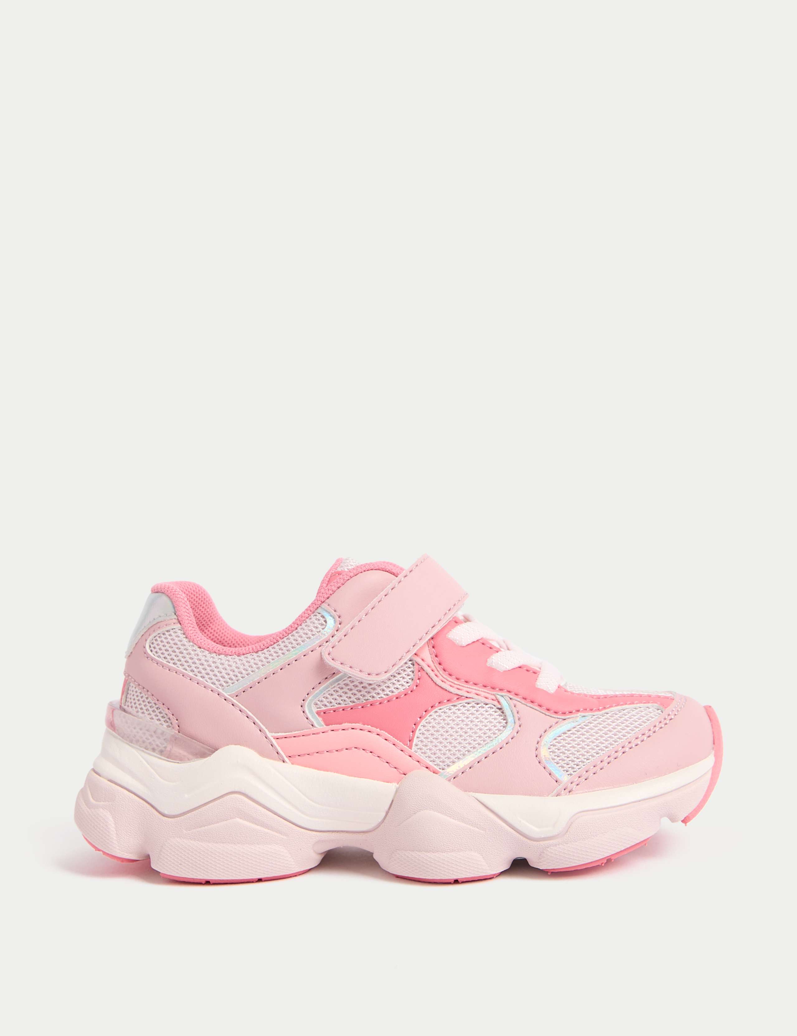 Kids' Chunky Freshfeet™ Riptape Trainers (4 Small - 3 Large) 1 of 4