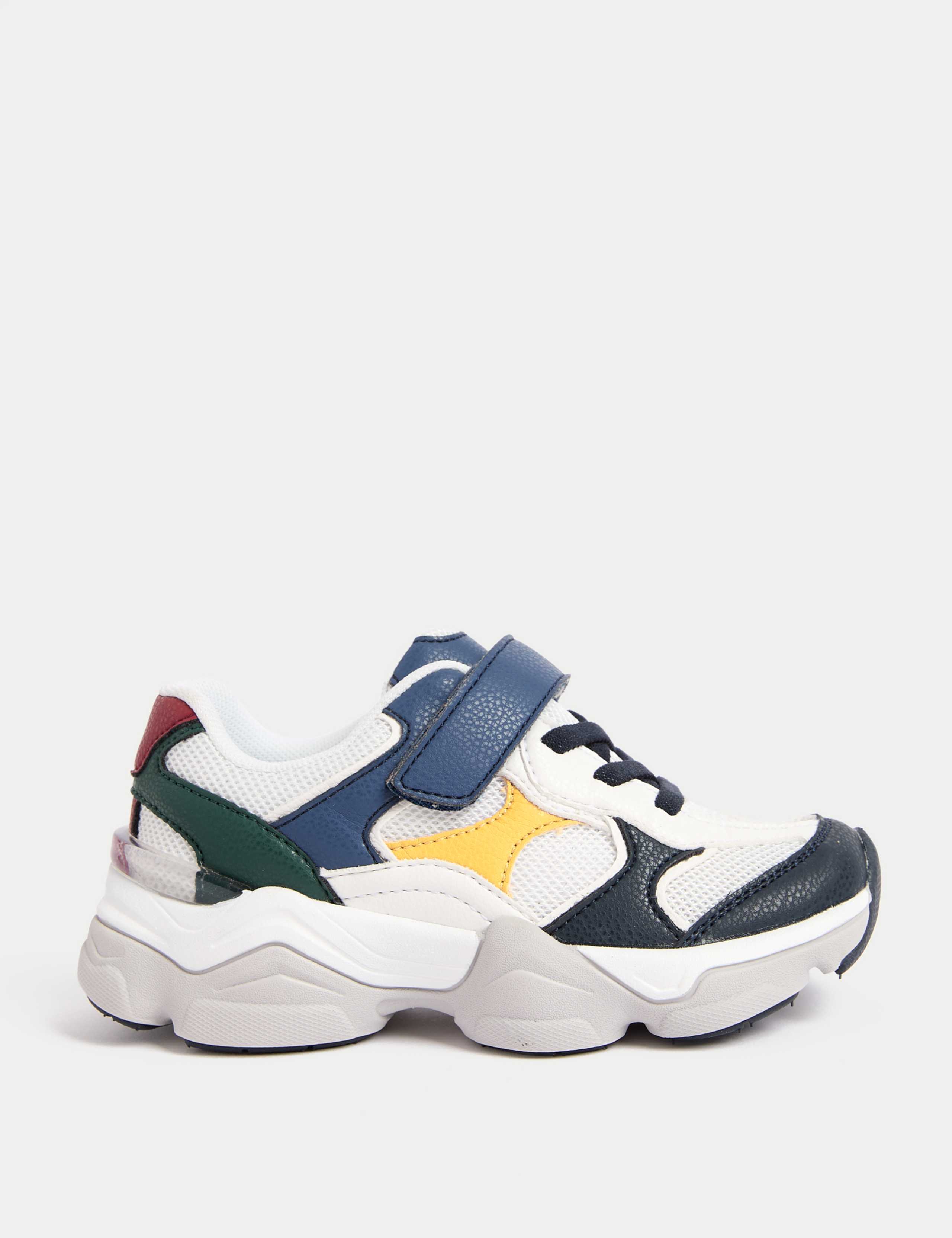 Kids' Chunky Freshfeet™ Riptape Trainers (4 Small - 3 Large) 1 of 4