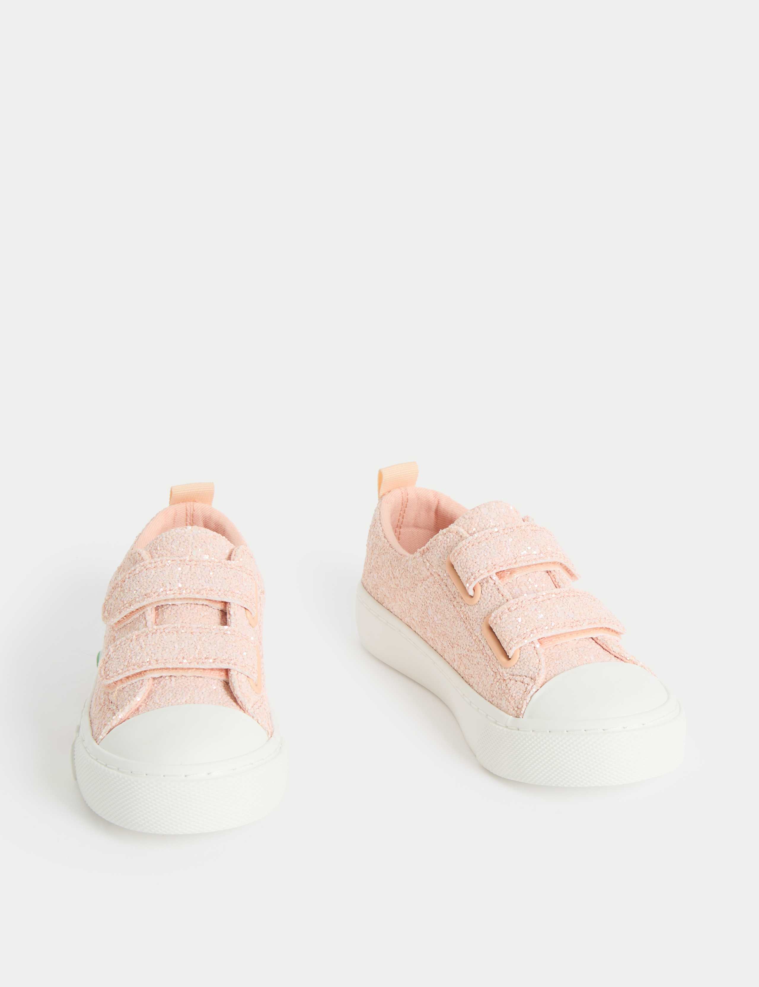 Kids' Glitter Riptape Trainers (4 Small - 13 Small) 2 of 4