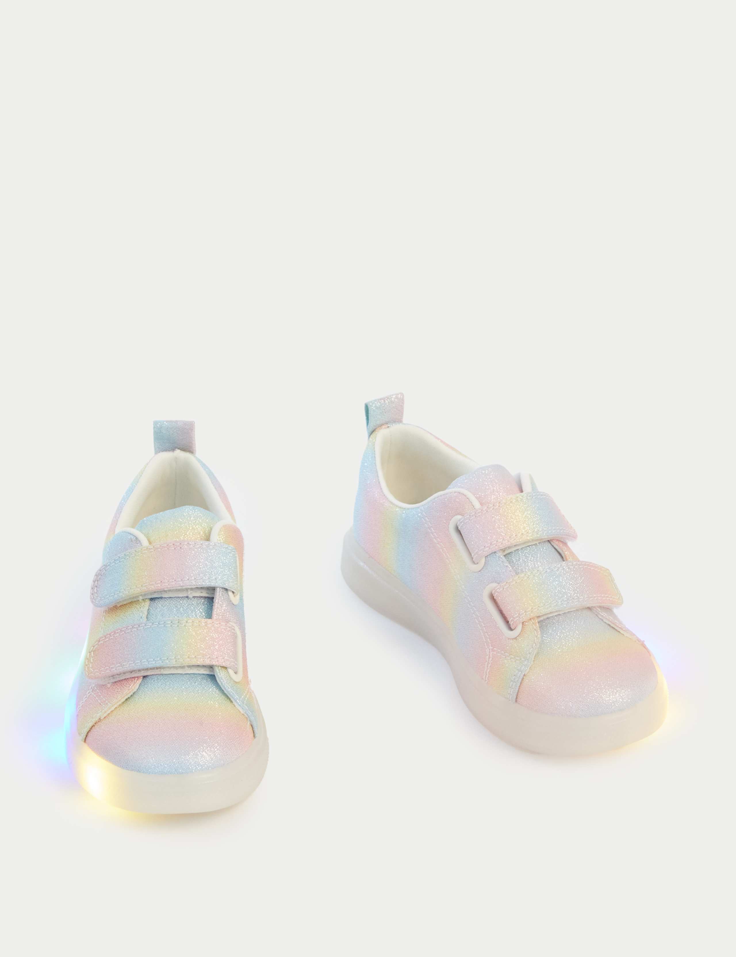 Kids' Light Up Riptape Trainers (4 Small-2 Large) 2 of 4