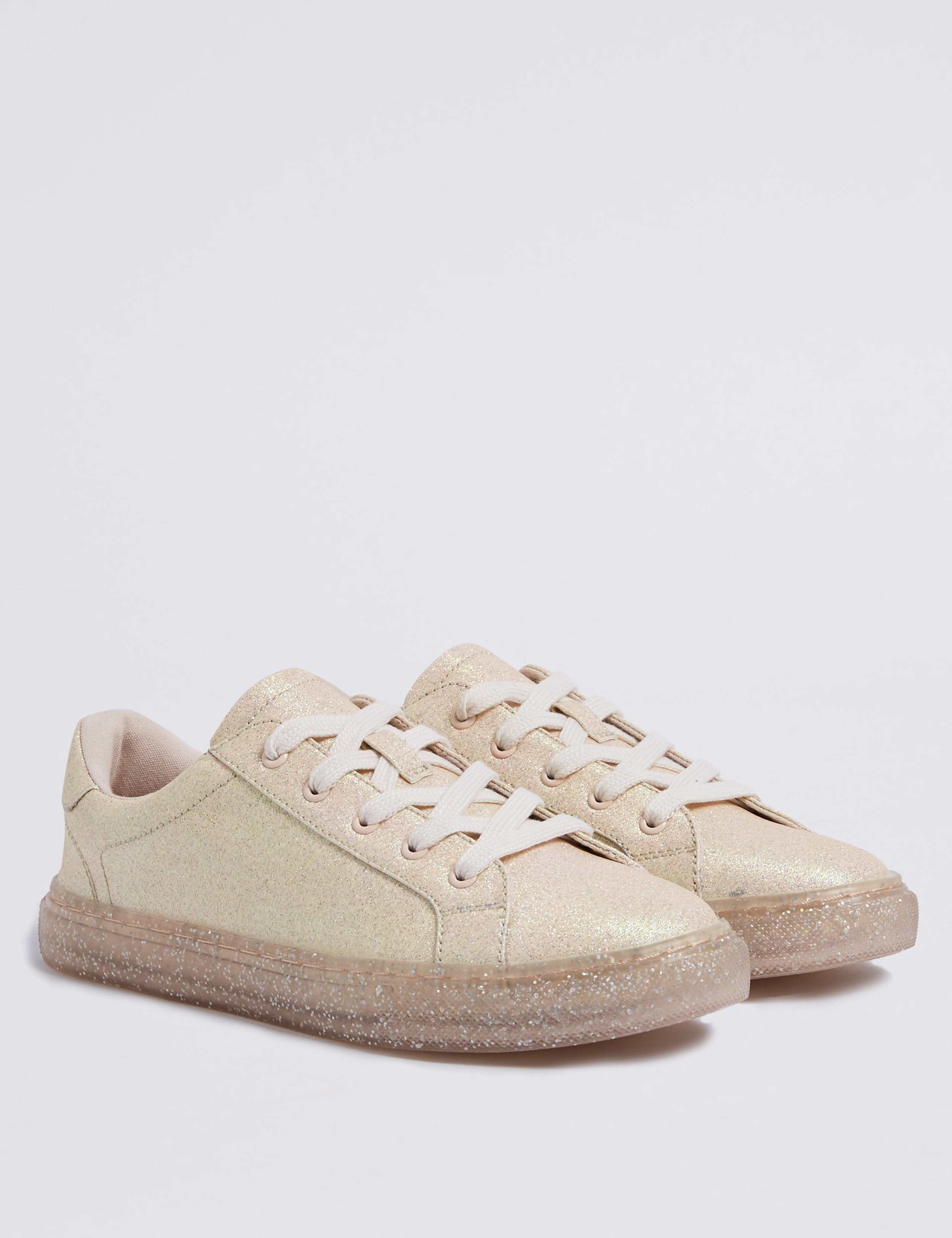 Kids’ Sole Glitter Trainers (13 Small - 6 Large) 1 of 5