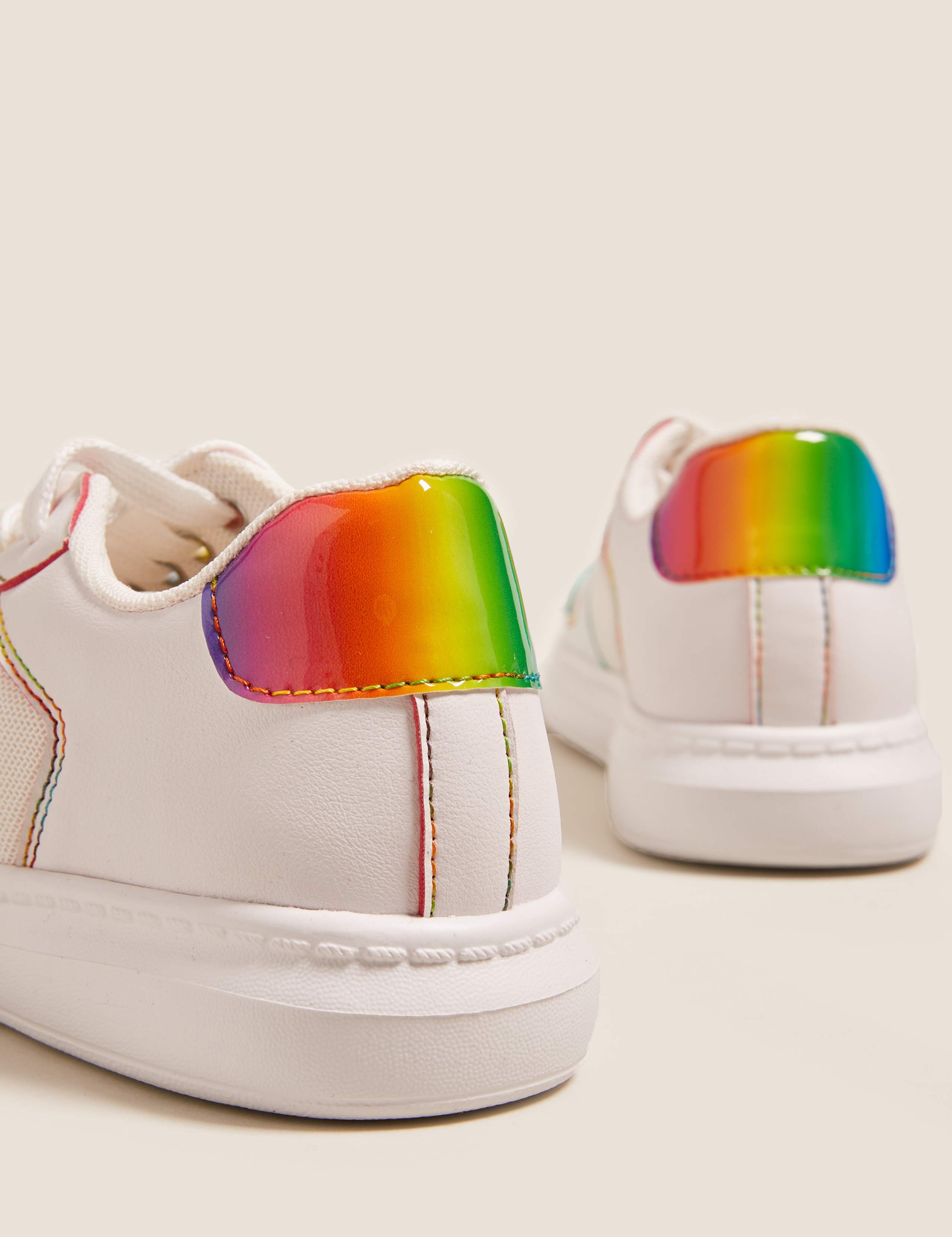 Kids' Freshfeet™ Rainbow Trainers (13 Small - 6 Large) 3 of 5