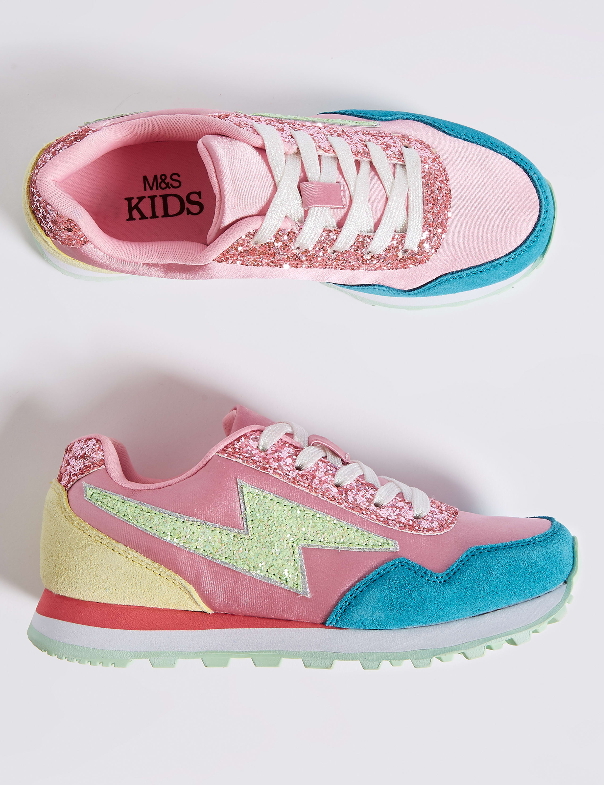 Kids’ Satin Fashion Trainers (13 Small - 6 Large) 2 of 5