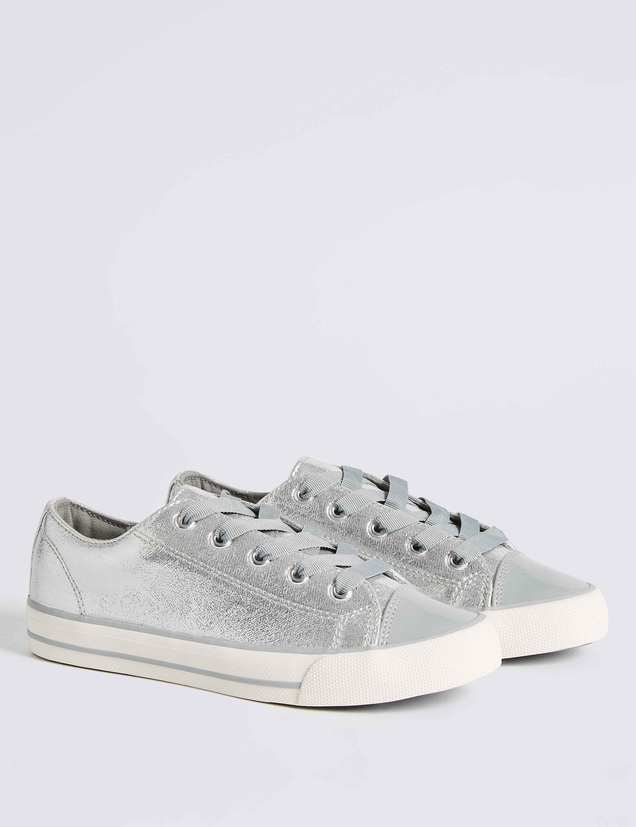 Kids' Sparkle Lace-up Trainers 1 of 5