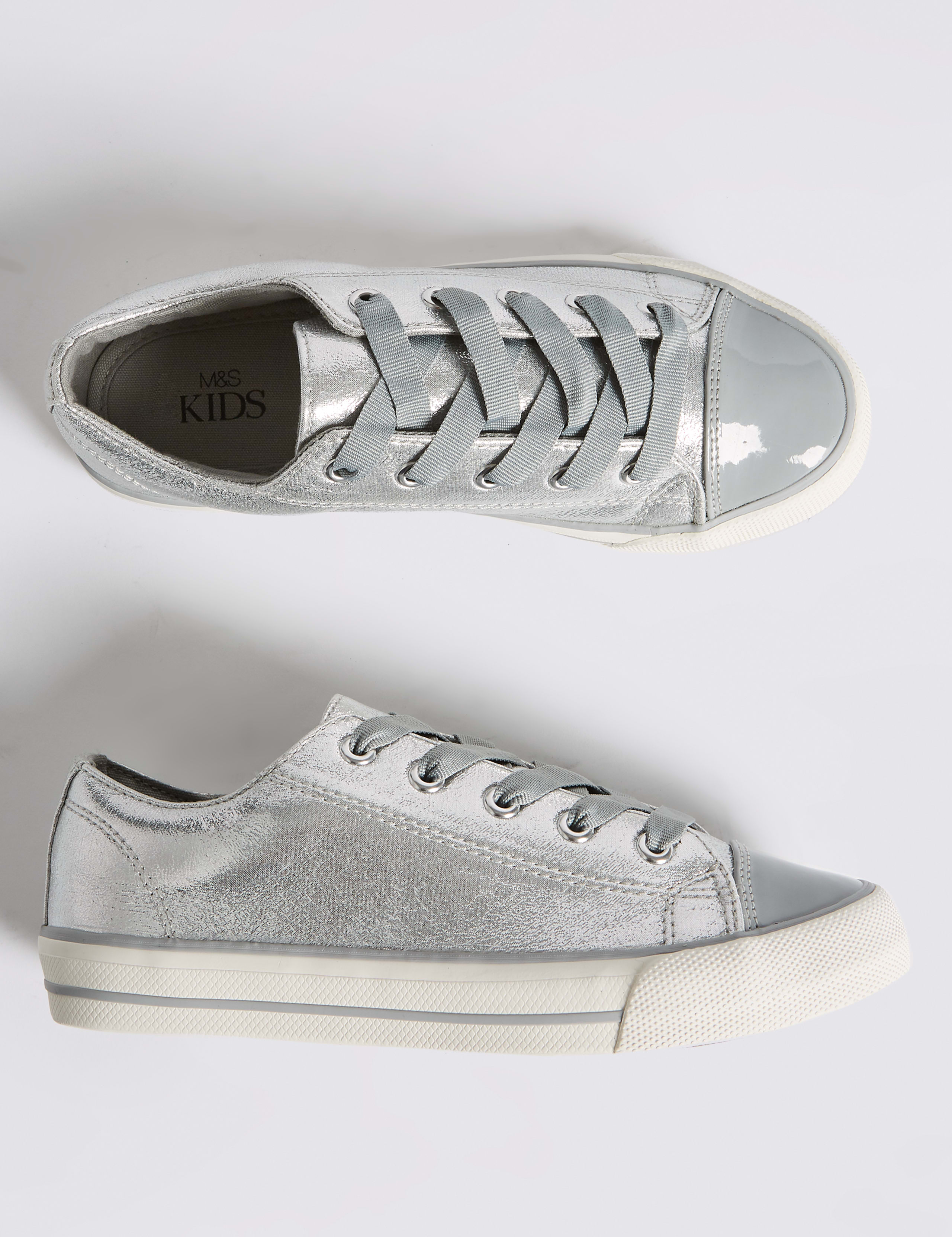 Kids' Sparkle Lace-up Trainers 2 of 5