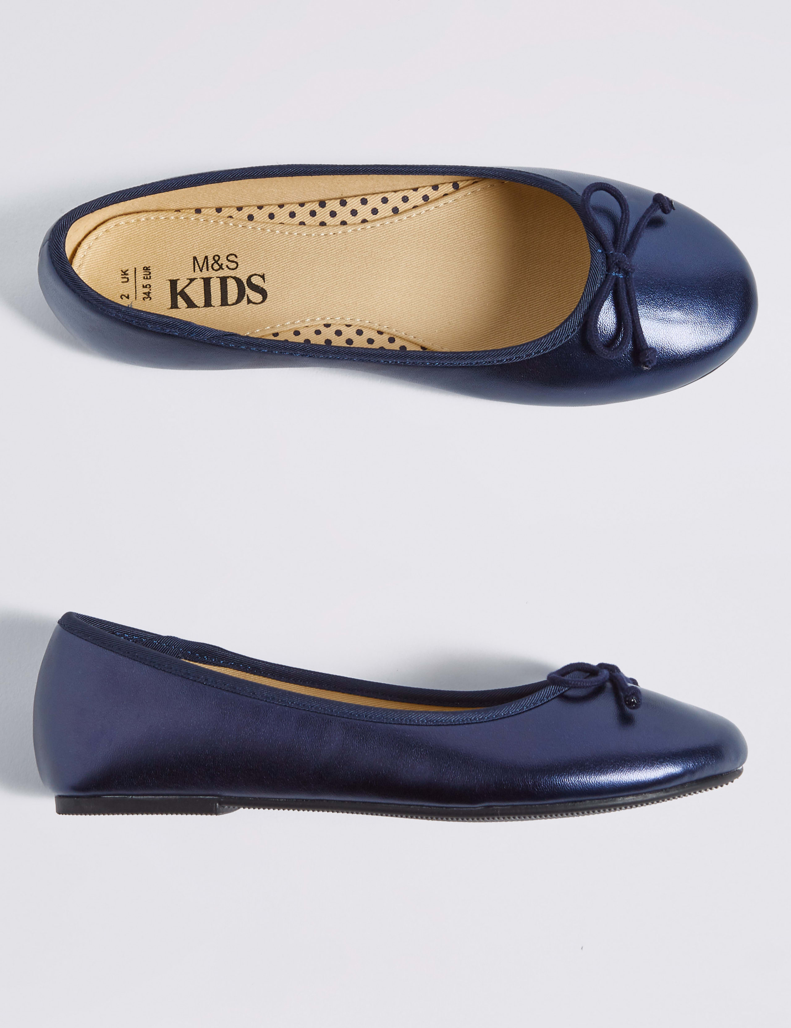 Kids’ Bow Ballerina Shoes (13 Small - 6 Large) 2 of 4