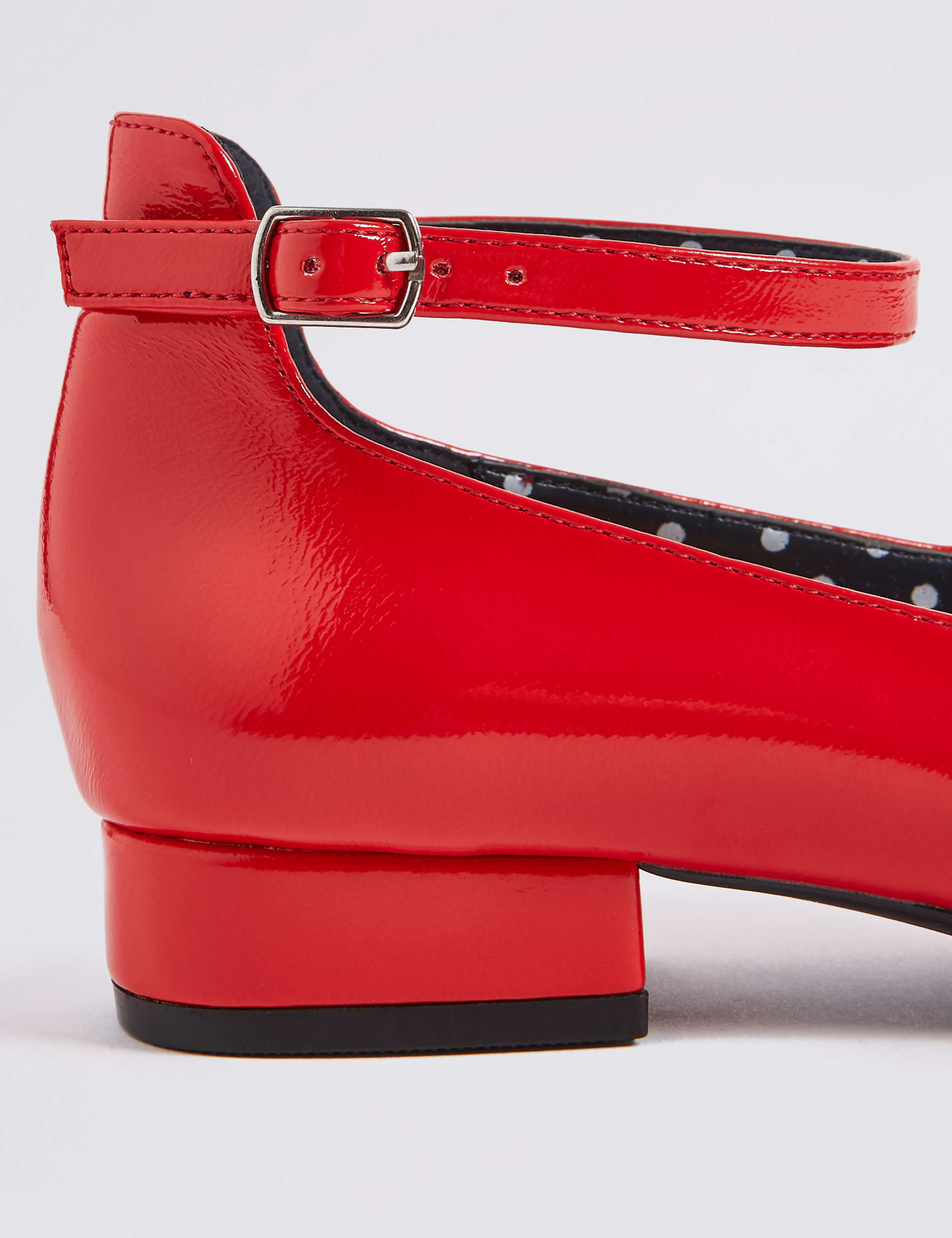 Kids’ Block Heel Pump Shoes (13 Small - 6 Large) 4 of 4