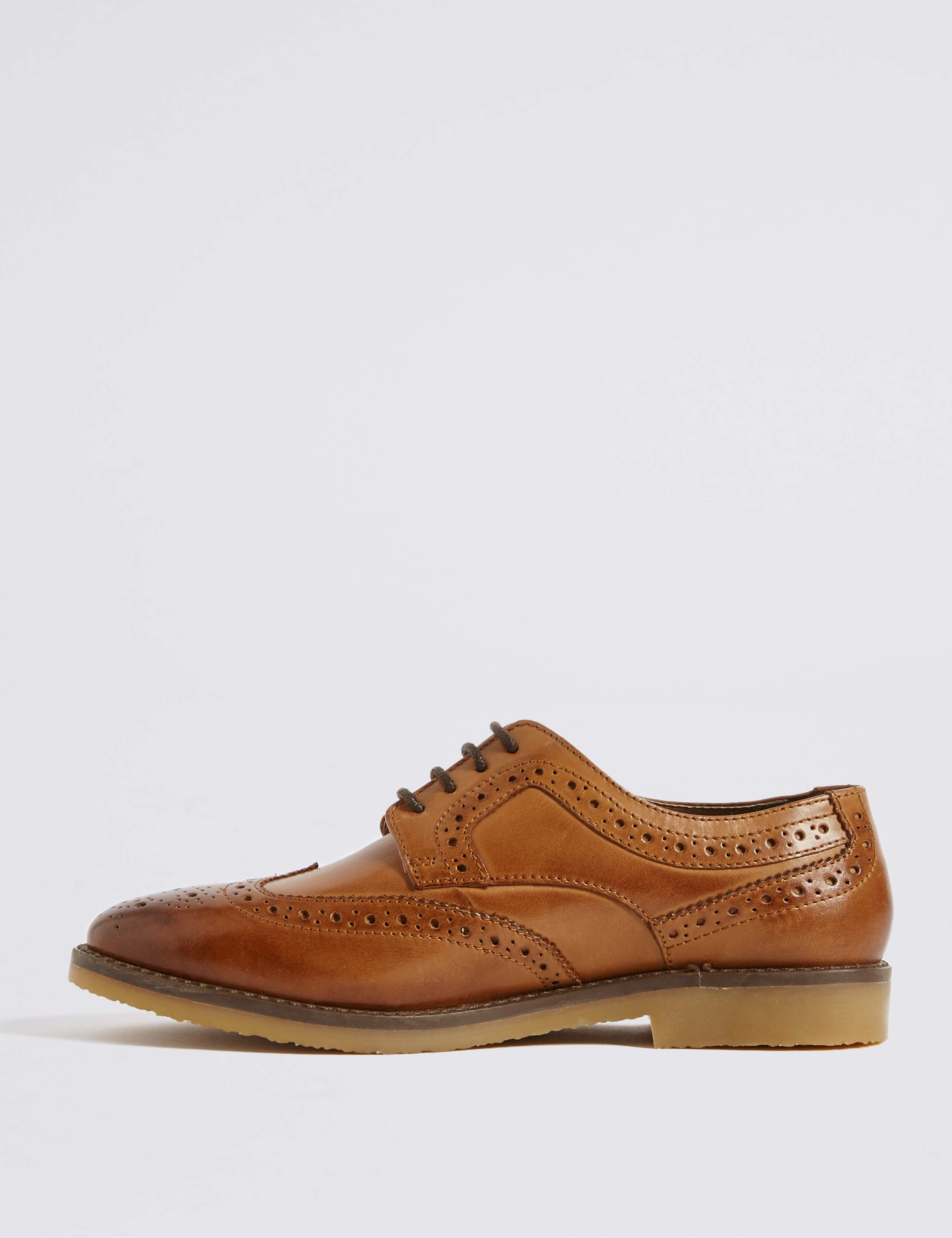 Kids' Leather Brogue Shoes (13 Small - 7 Large) 3 of 4