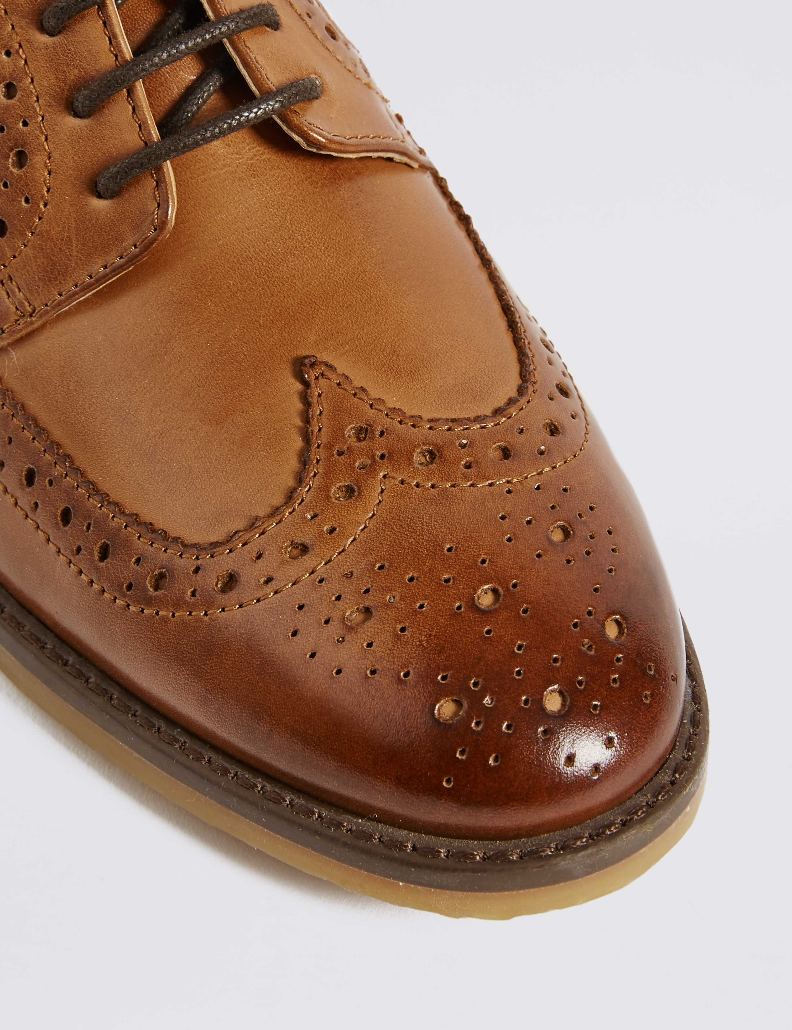 Kids' Leather Brogue Shoes (13 Small - 7 Large) 4 of 4