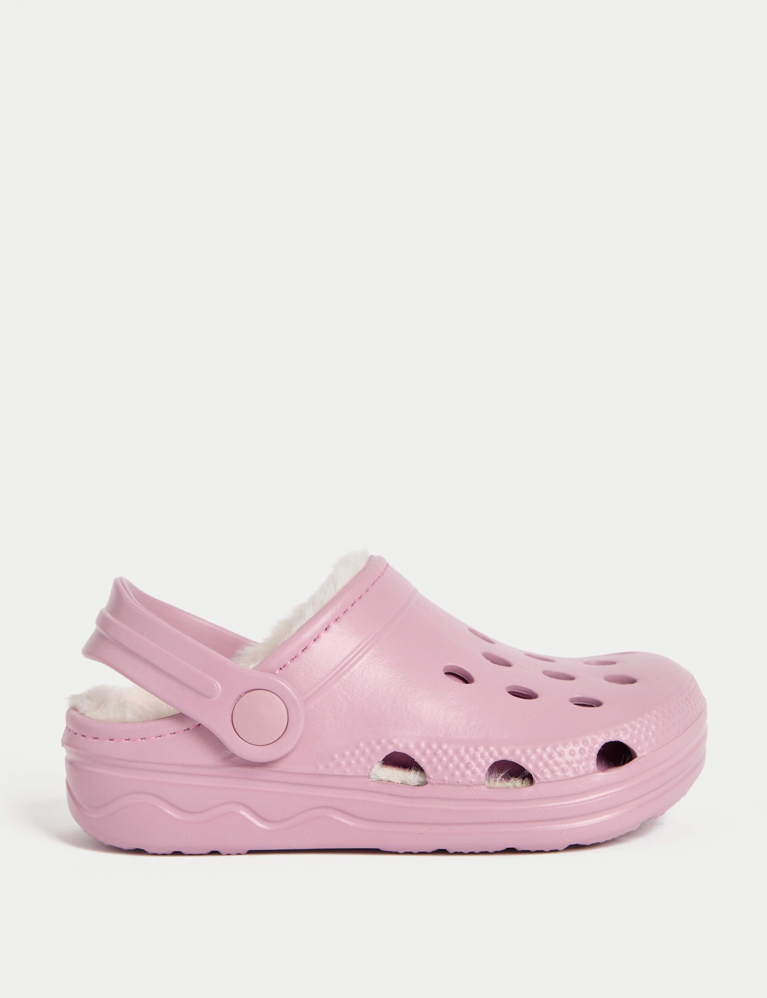 Kids' Faux Fur Lined Clogs (4 Small - 7 Large) 1 of 4