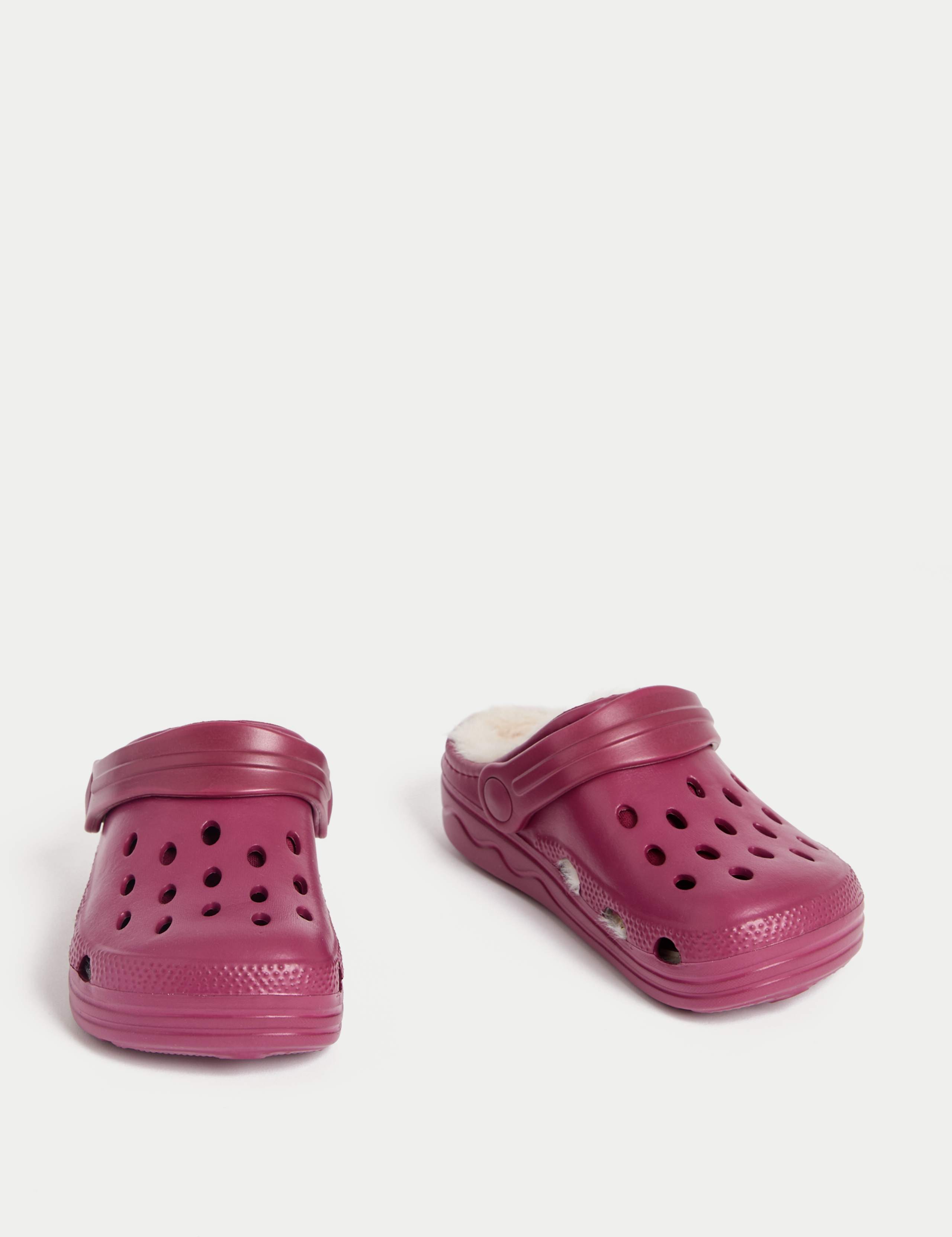 Kids' Faux Fur Lined Clogs (4 Small - 7 Large) 2 of 4