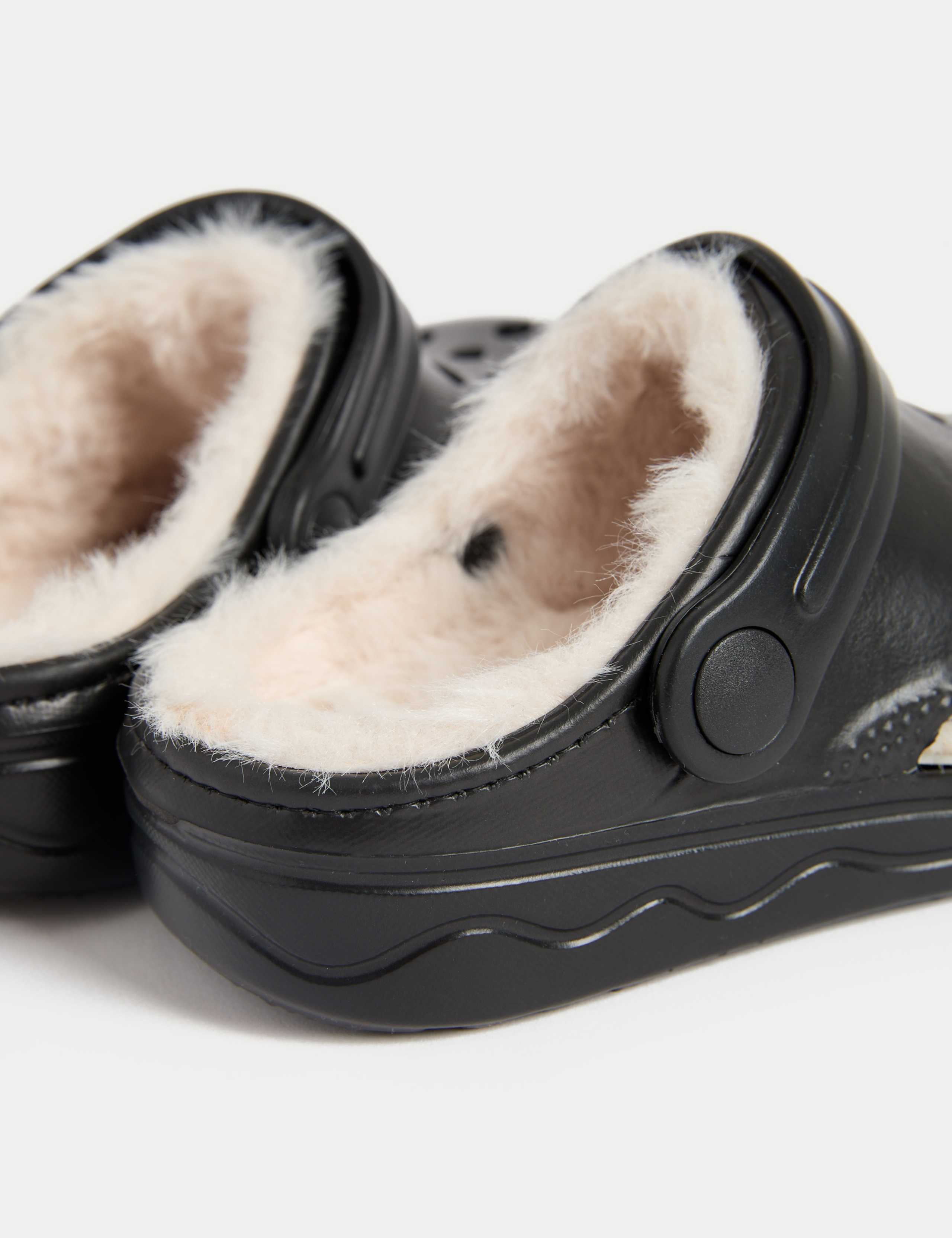 Kids' Faux Fur Lined Clogs (4 Small - 7 Large) 3 of 4