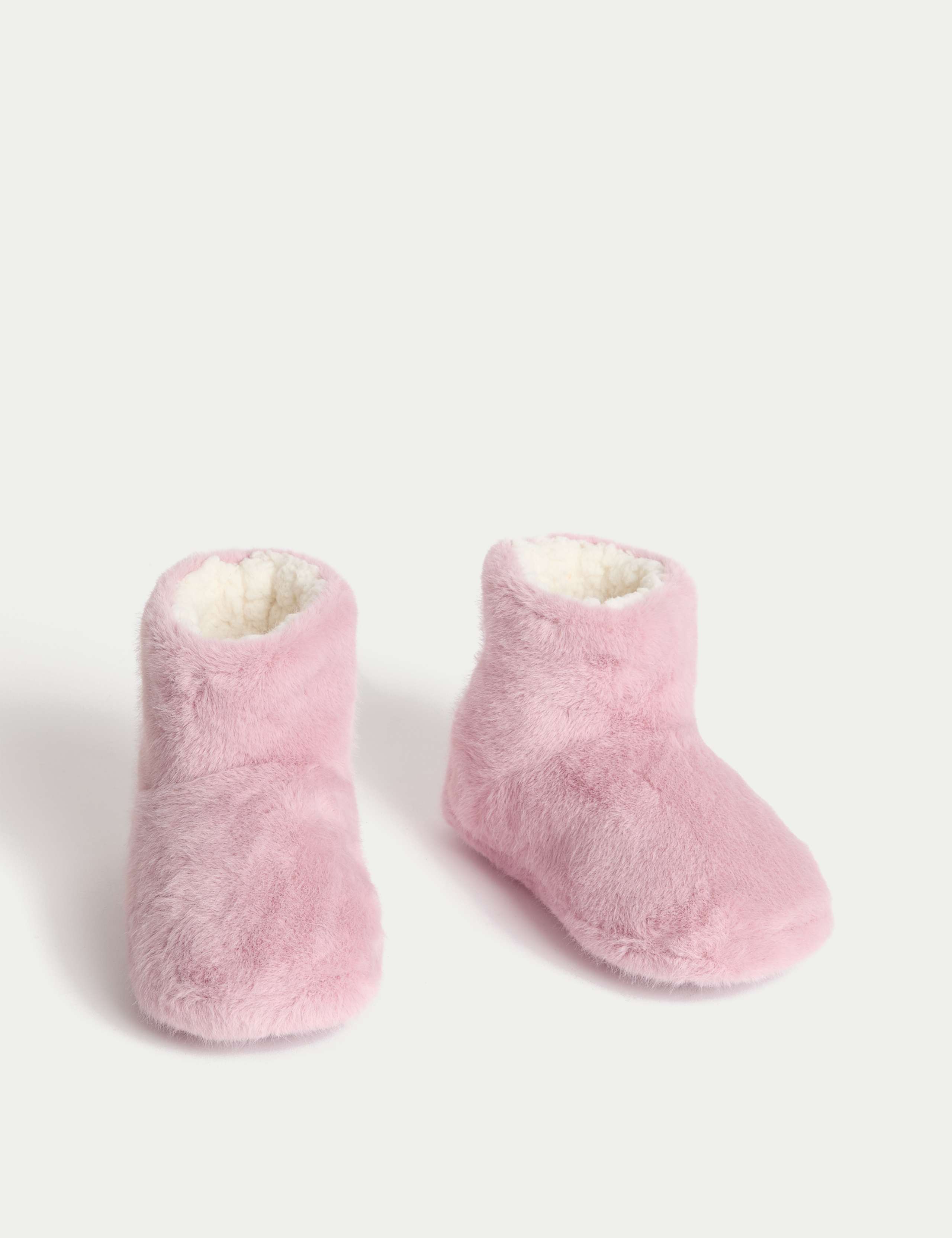 Kids' Faux Fur Slipper Boots (4 Small - 7 Large) 2 of 4