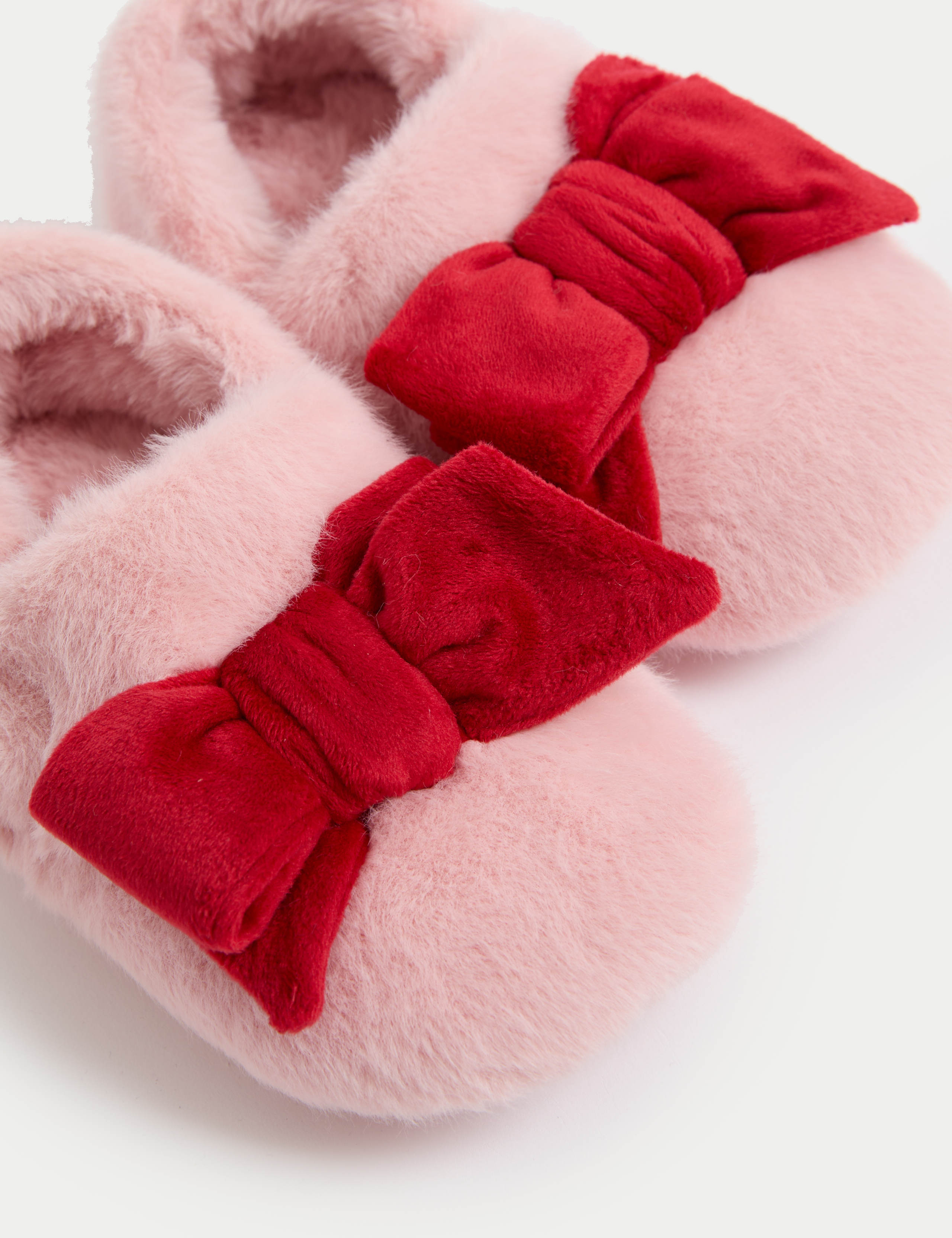 Kids' Bow Riptape Slippers (4 Small - 13 Small) 3 of 4