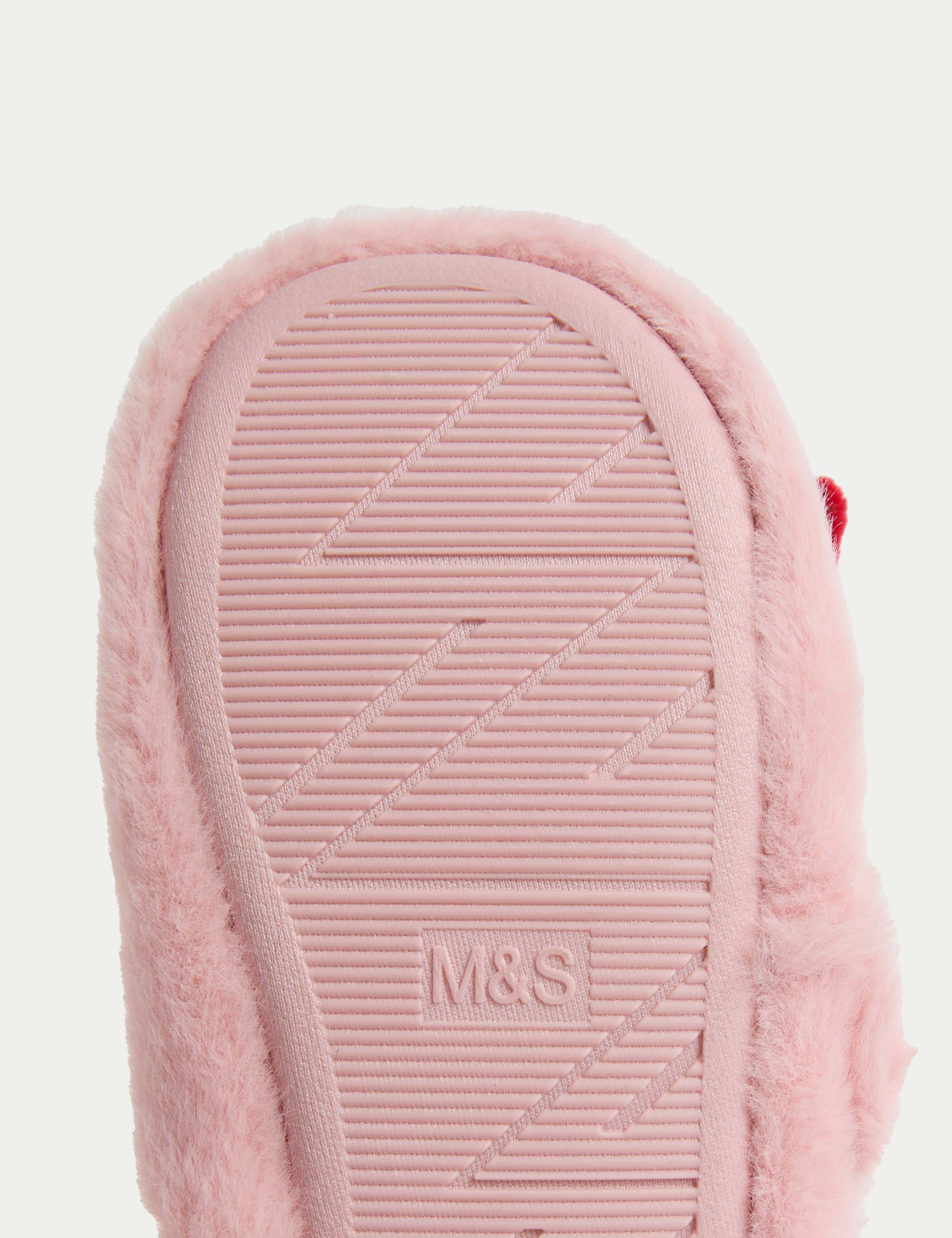 Kids' Bow Riptape Slippers (4 Small - 13 Small) 4 of 4