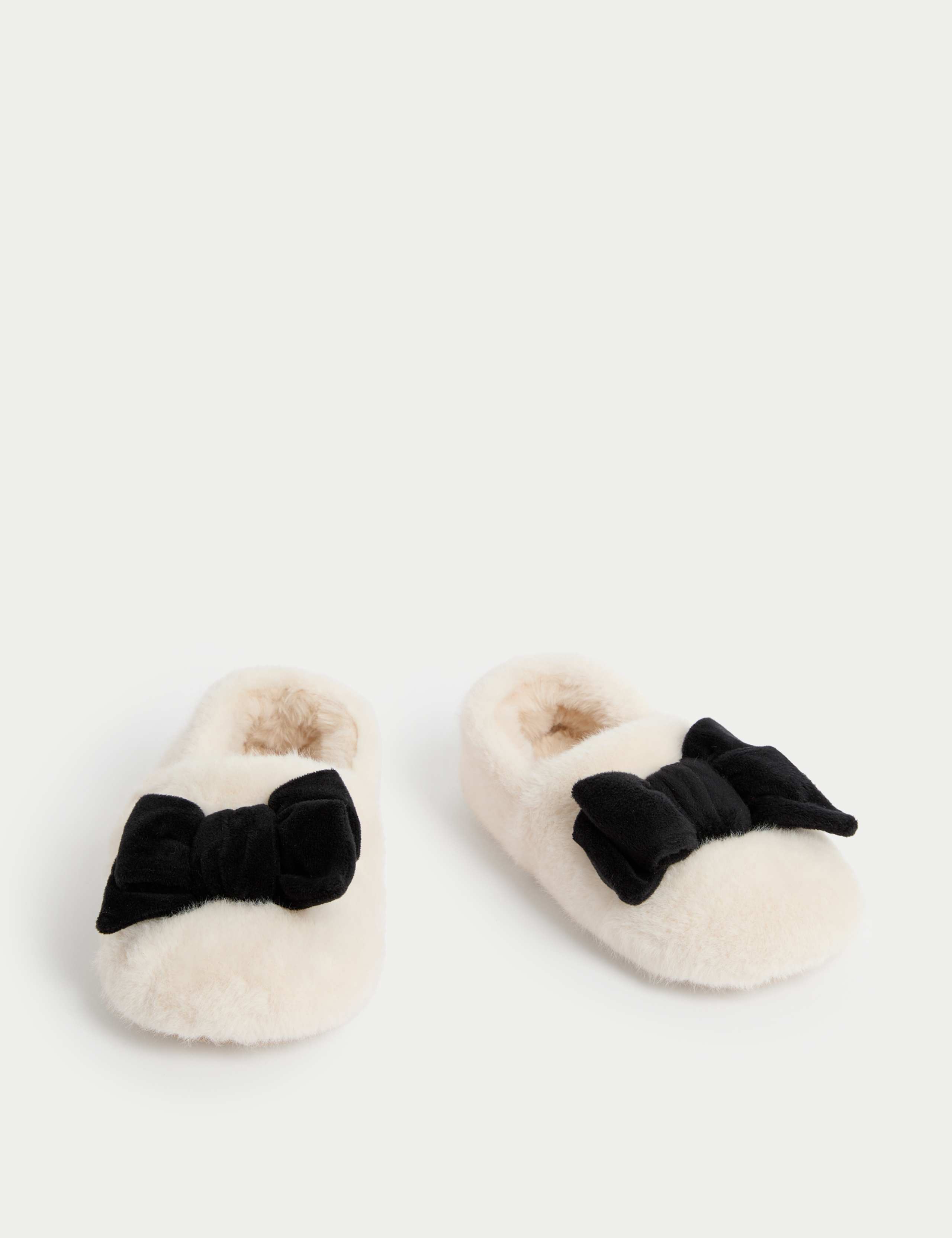 Kids' Bow Riptape Slippers (4 Small - 13 Small) 2 of 4