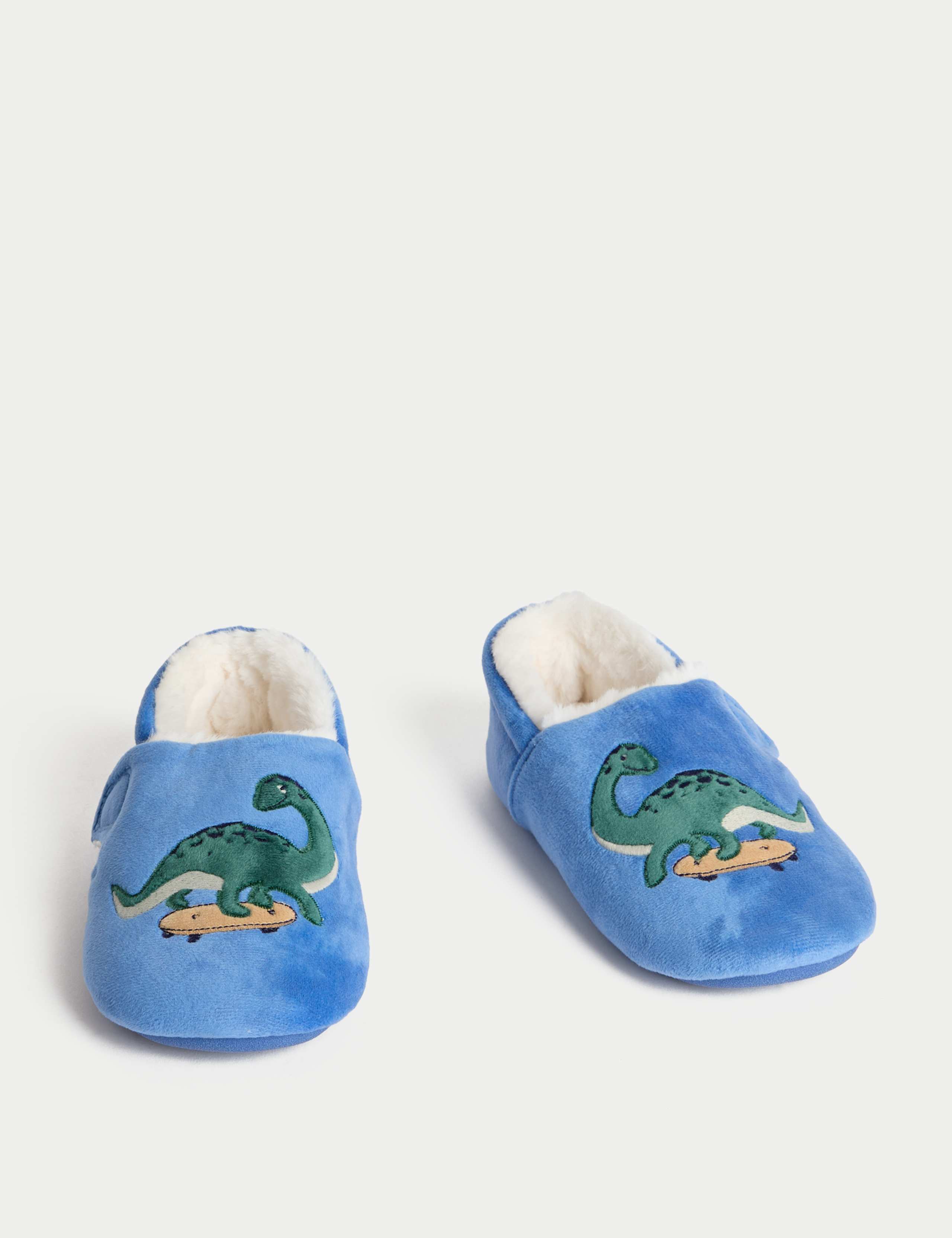 Dinosaur Riptape Slippers (4 Small - 13 Small) 2 of 4